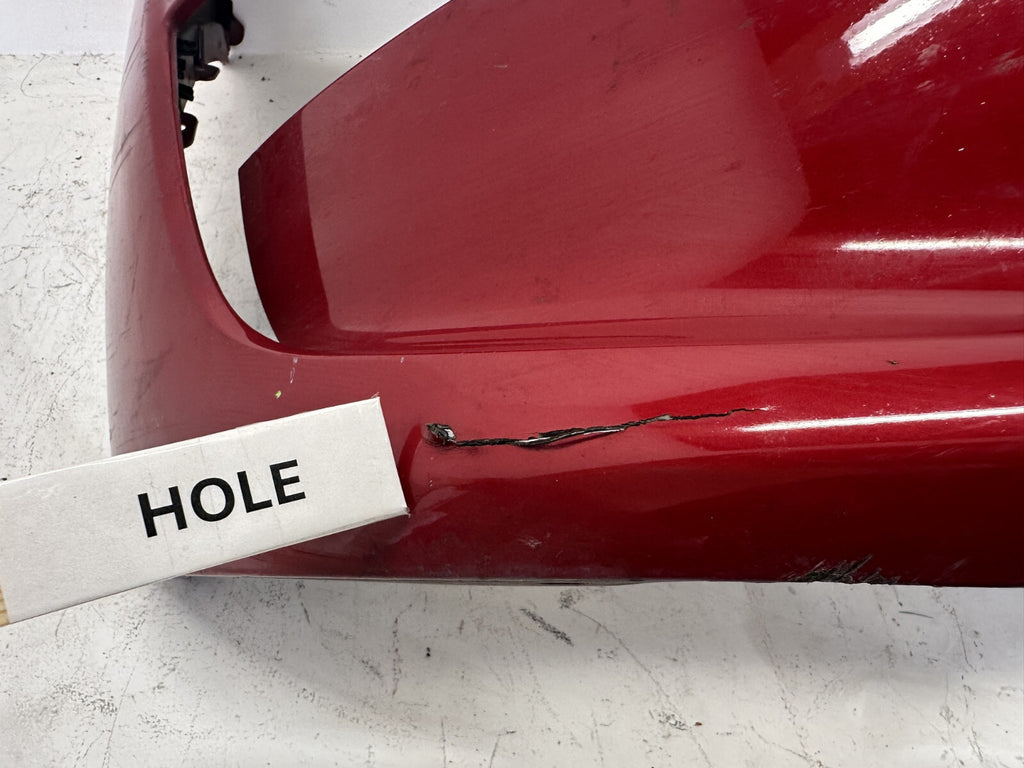 Front Bumper Cover Red 2020-2021 Tesla Model Y W/Sensor Holes 1493745-00-A OEM