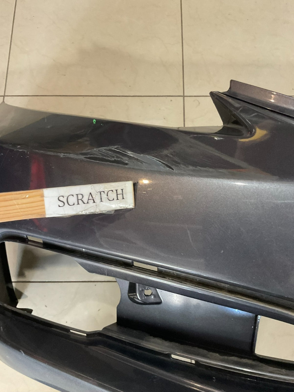 Front Bumper Cover Grey Honda Civic EX LX EX L Hybrid 13-2015 71101+tr3+a500 OEM