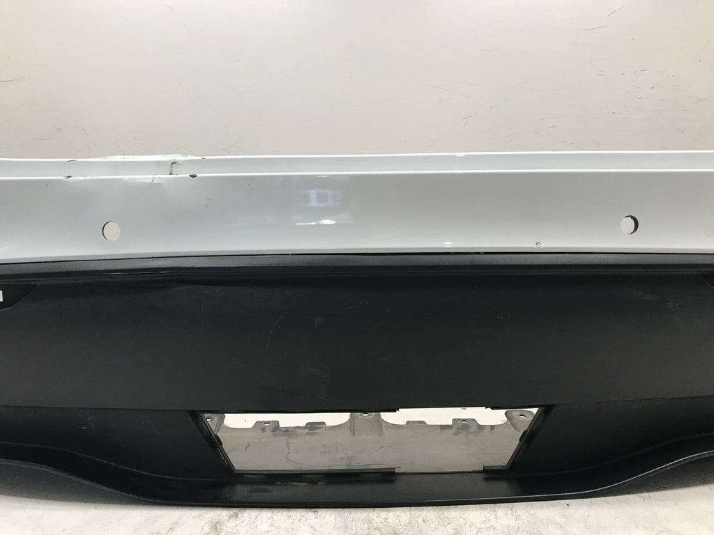 Rear Bumper Cover White 20-2023 Tesla Model Y Long Range/Perf w/Sensor Holes OEM