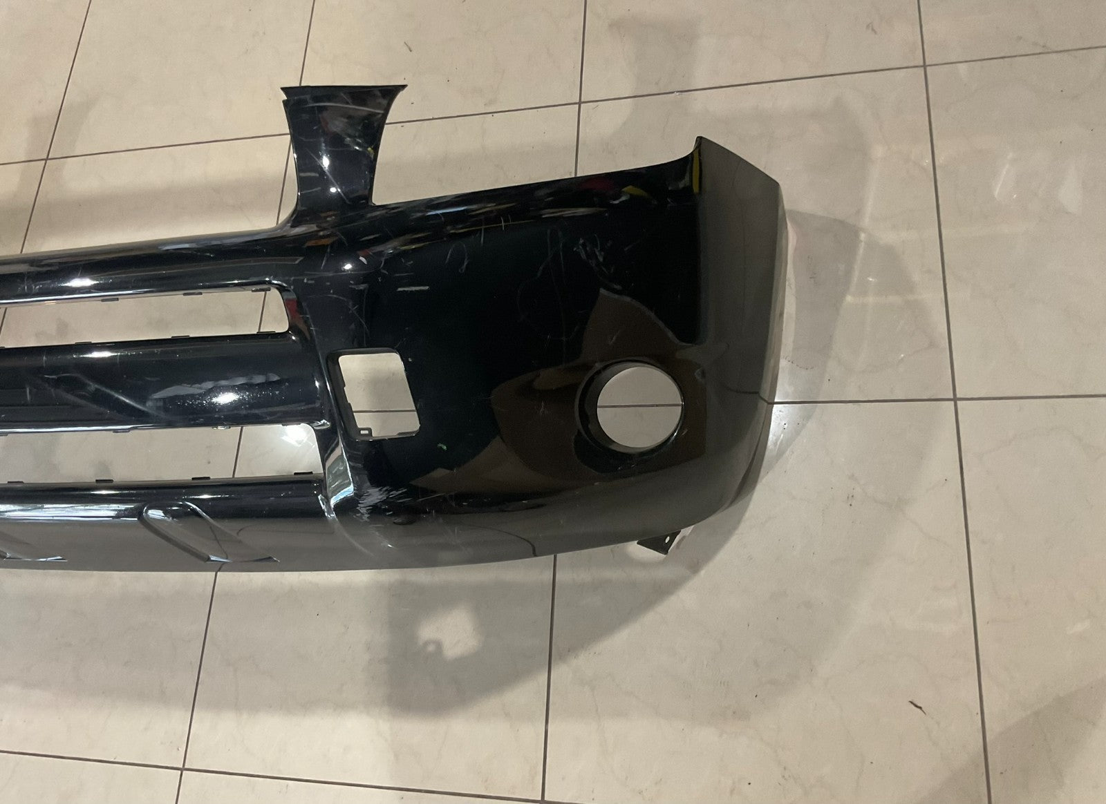Front Bumper Cover Black 2009-2012 Toyota RAV4 52119+42971 OEM