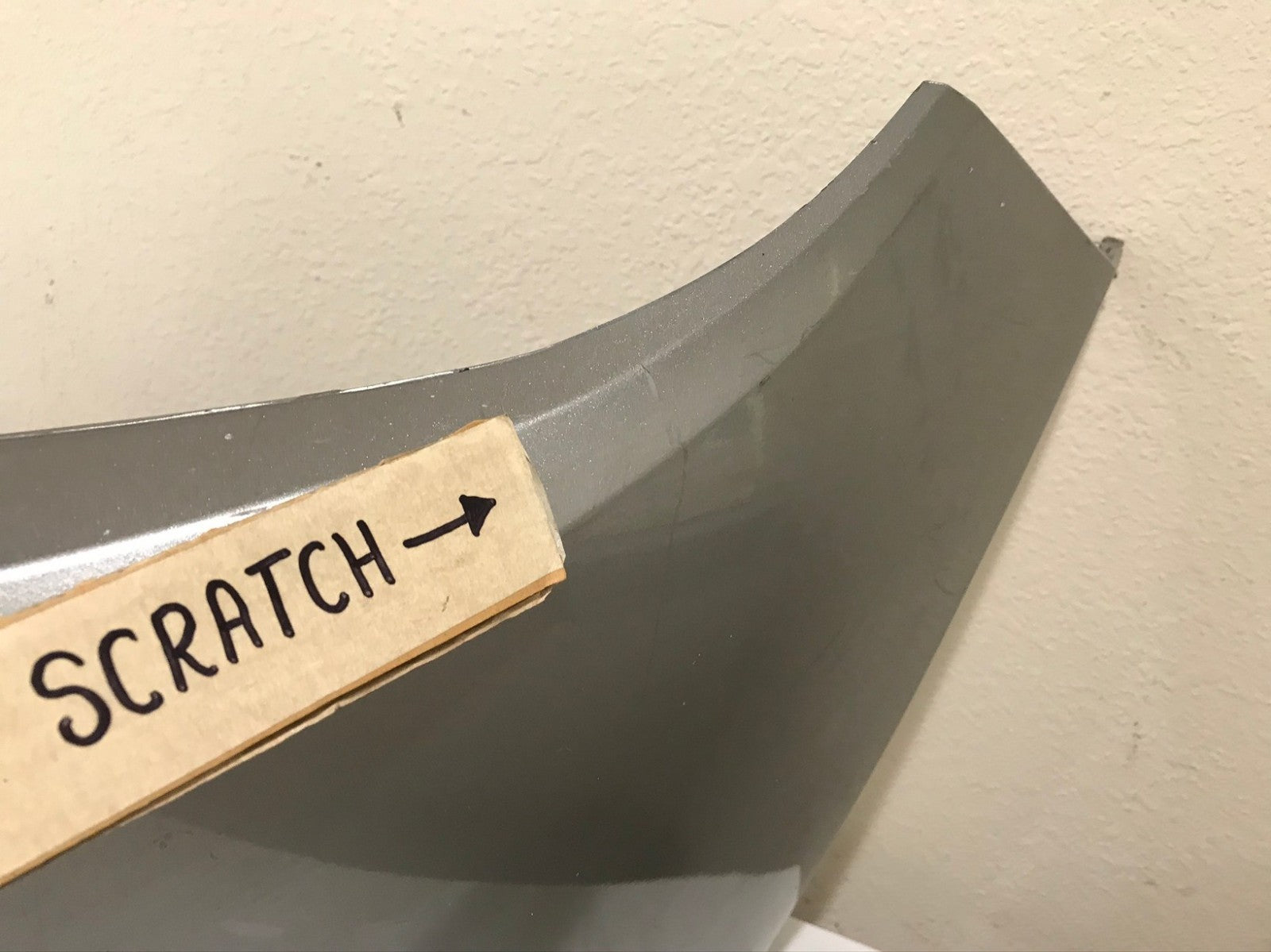 Front Bumper Cover Silver 2014 2015 2016 Mazda 3 Sedan CAPA