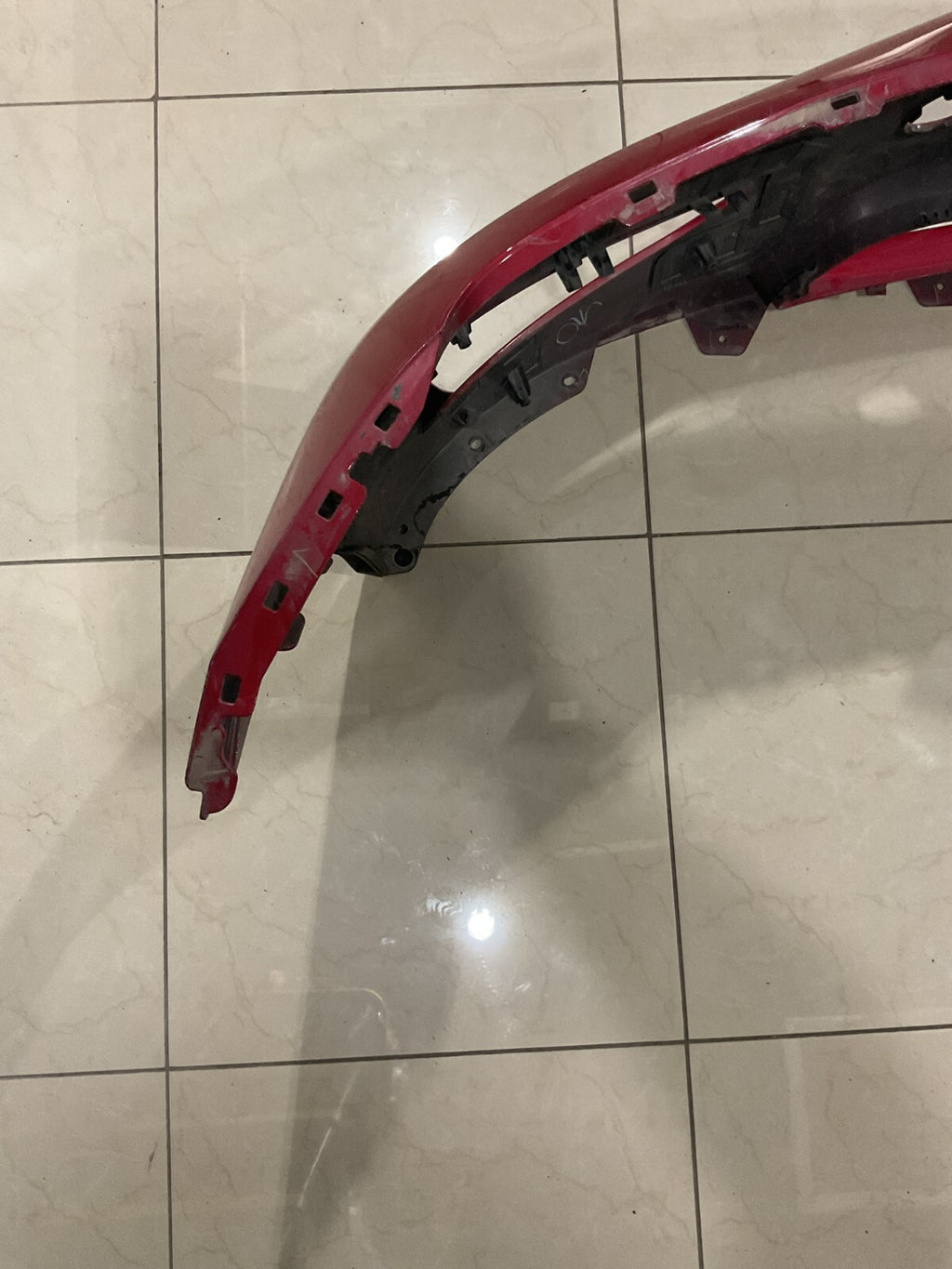 Front Bumper Cover Red Tesla Model Y 2020 - 2024  CAPA