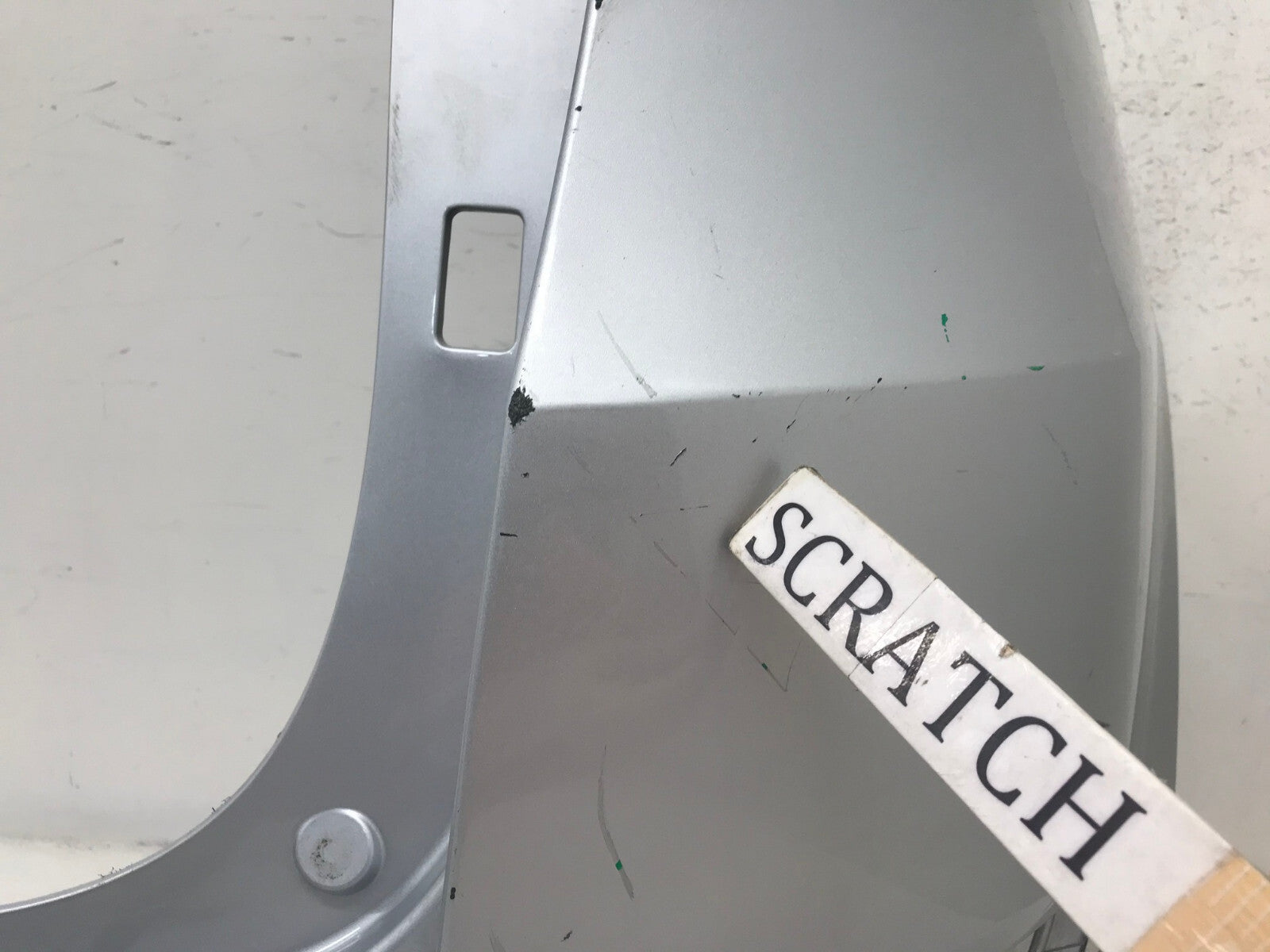 Rear Bumper Cover Hyundai Tucson SE/ECO/Sport/Lted w/Sens Hol Silver 16-2018 OEM