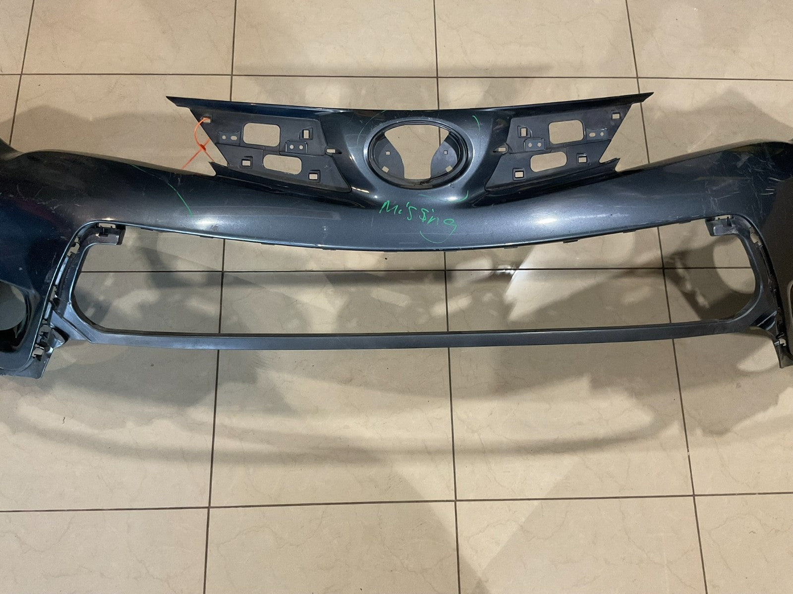 Front Bumper Cover Blue 2013-2015 Toyota RAV4 52119+42a00 OEM
