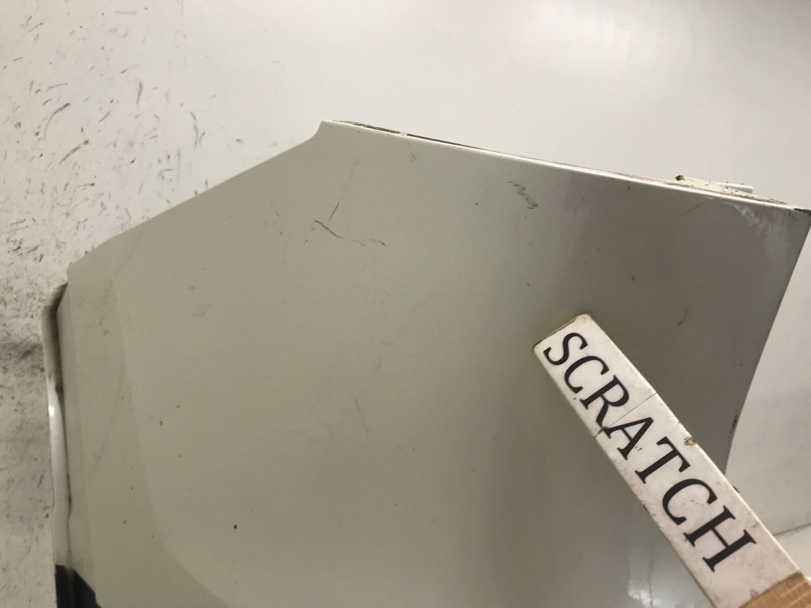 Rear Bumper Cover White Nissan Rogue Sport S/SL/SV 2017-2019 w/Sensor Holes OEM