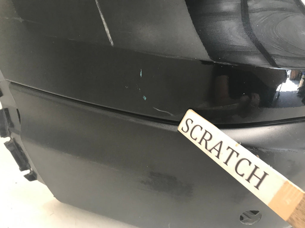 Rear Bumper Cover Black Nissan Rogue Sport S SL SV 2017 2018 w/Sensor Holes OEM