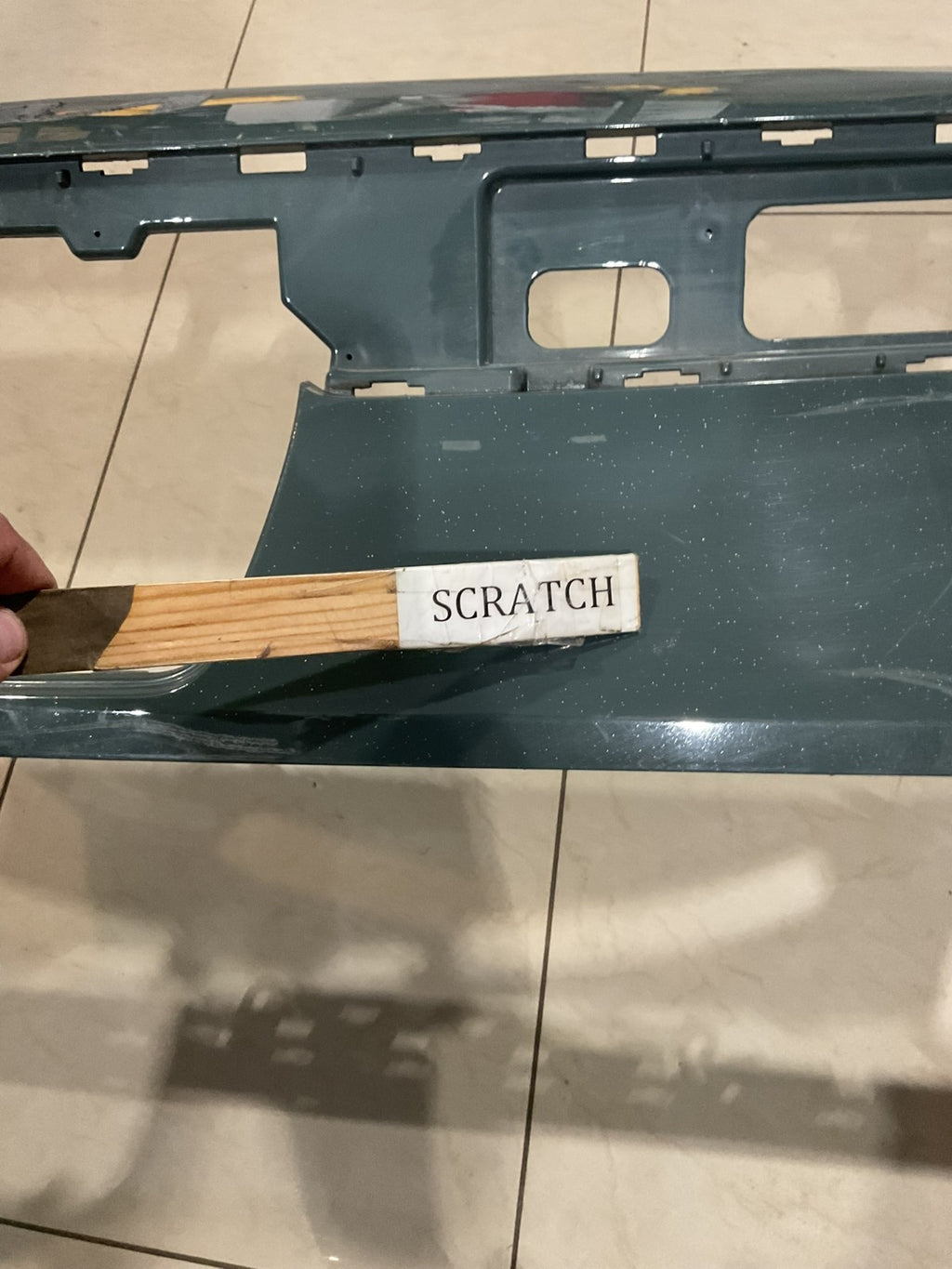 Front Bumper Cover Green/Grey 86512 a0010 OEM