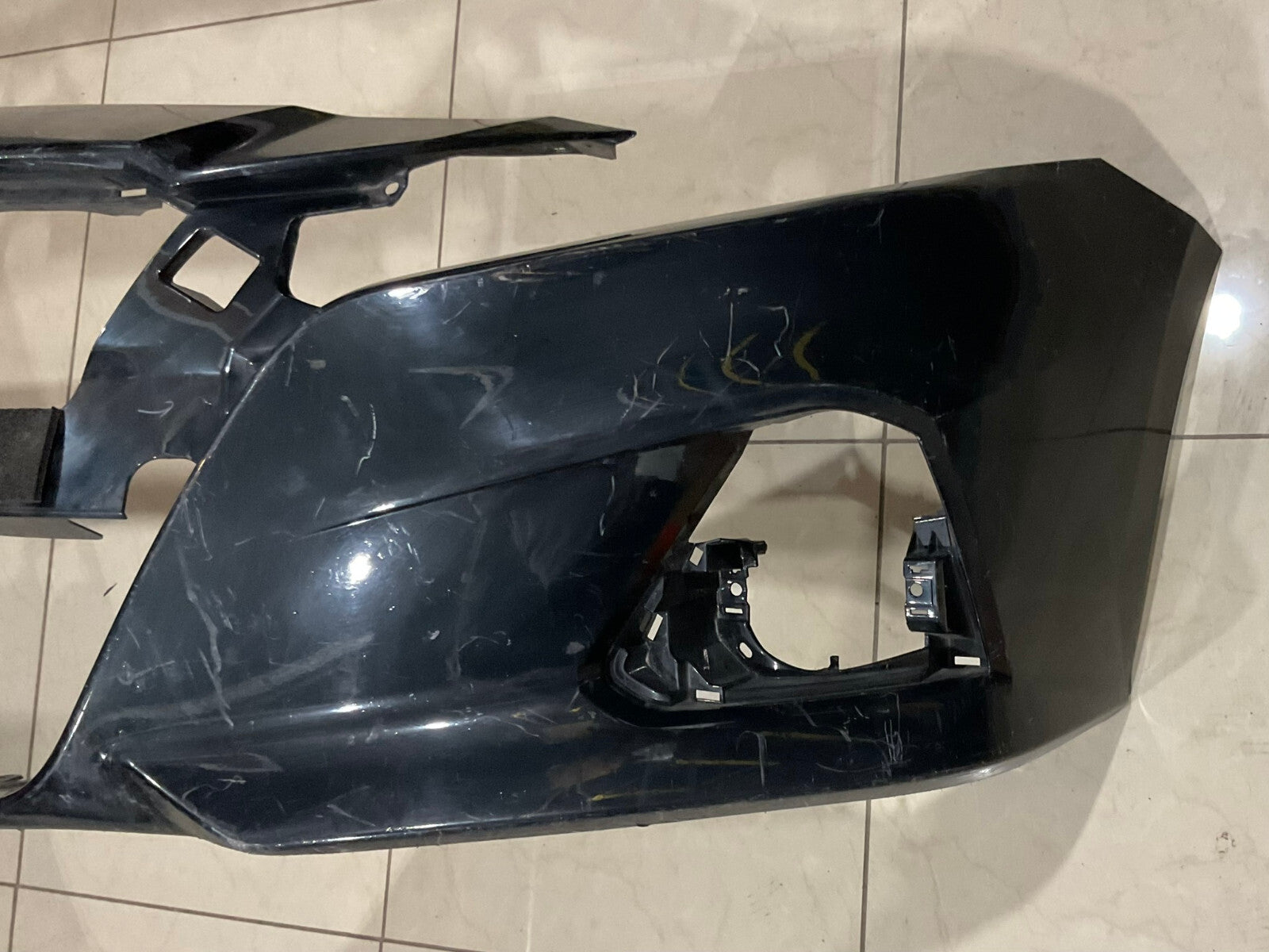 Front Bumper Cover Black 2019-2021 Nissan Altima 62022-6CA0H OEM