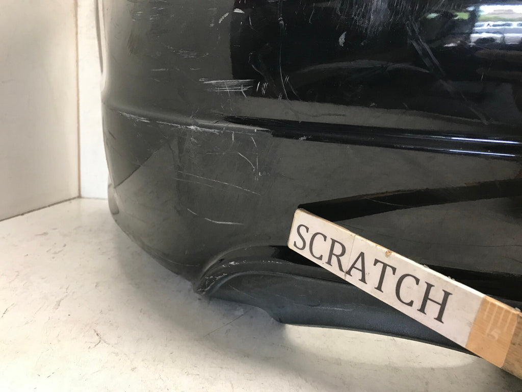 Rear Bumper Cover Black 12-14 Mercedes W204 C250 Sport Amg 2048809047 OEM