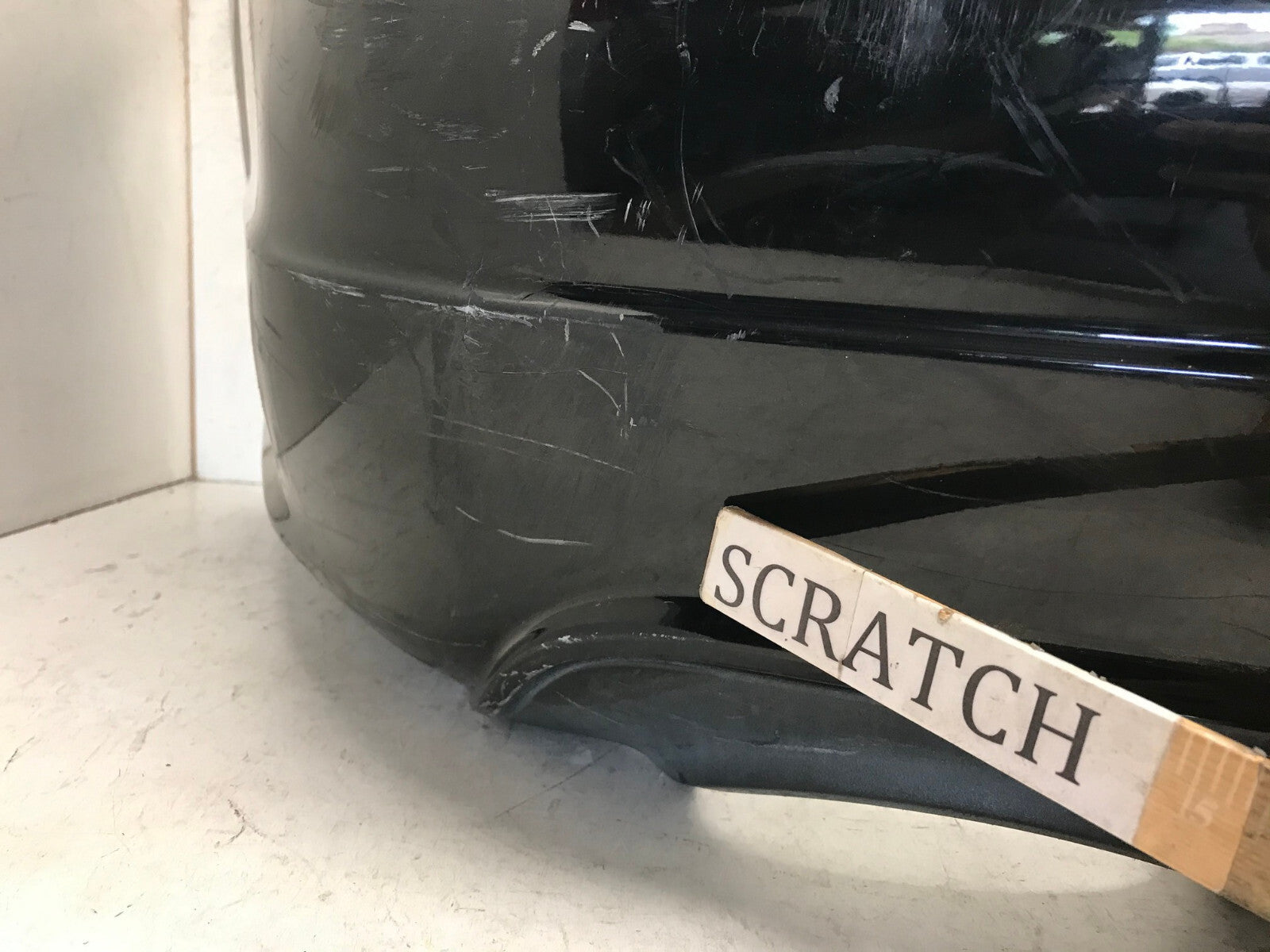 Rear Bumper Cover Black 12-14 Mercedes W204 C250 Sport Amg 2048809047 OEM