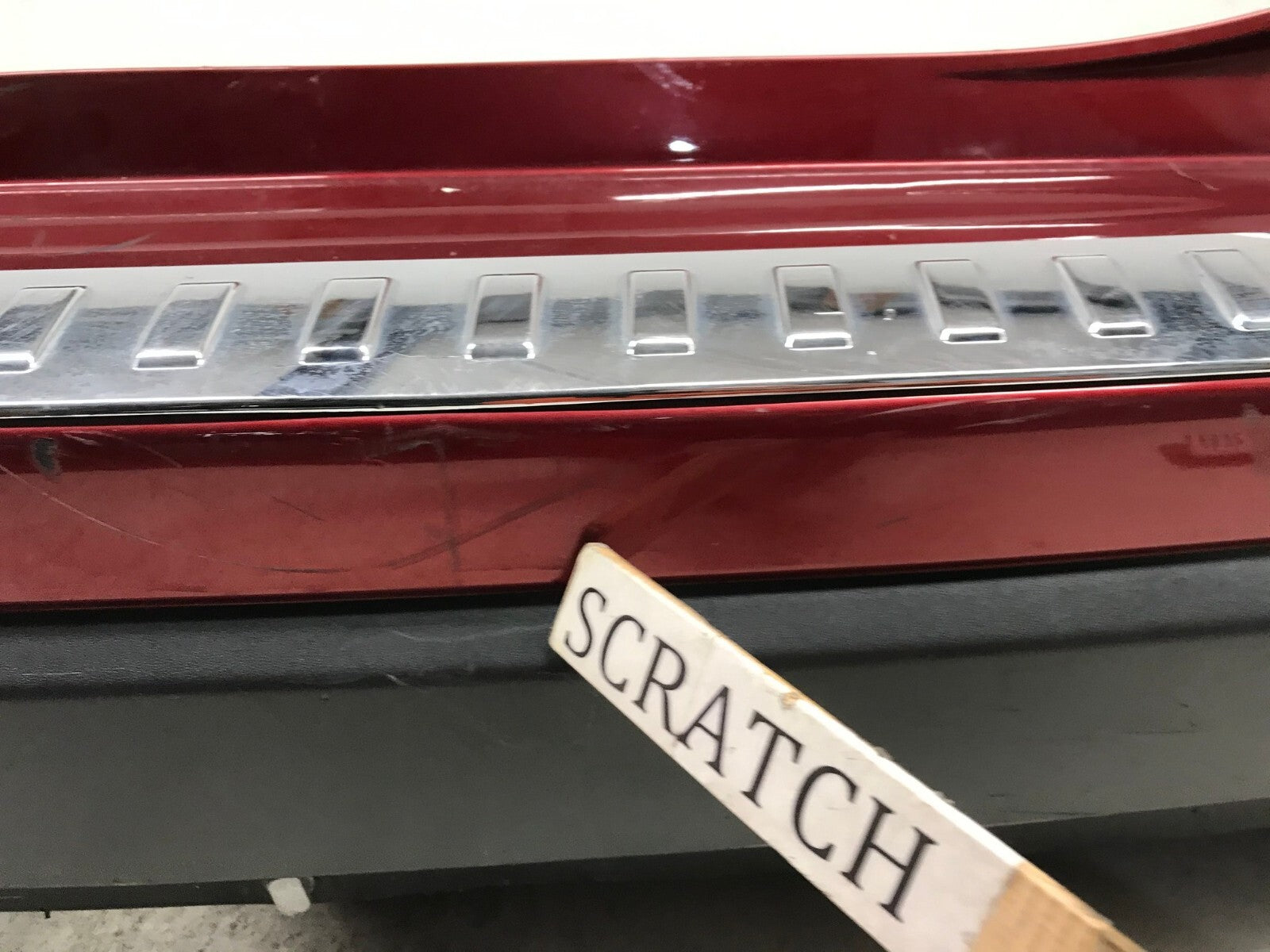 Rear Bumper Cover Red Nissan Rogue S SL SV SV Hybrid 17 18 85022-6FL0H OEM