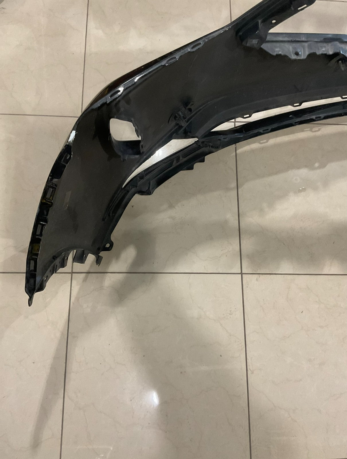 Front Bumper Cover Black 2021-2023 Acura MDX CAPA
