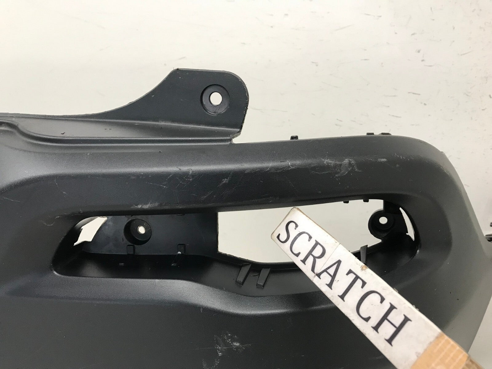Rear Lower Bumper Cover Black 2014-2018 Jeep Cherokee 68203261A OEM