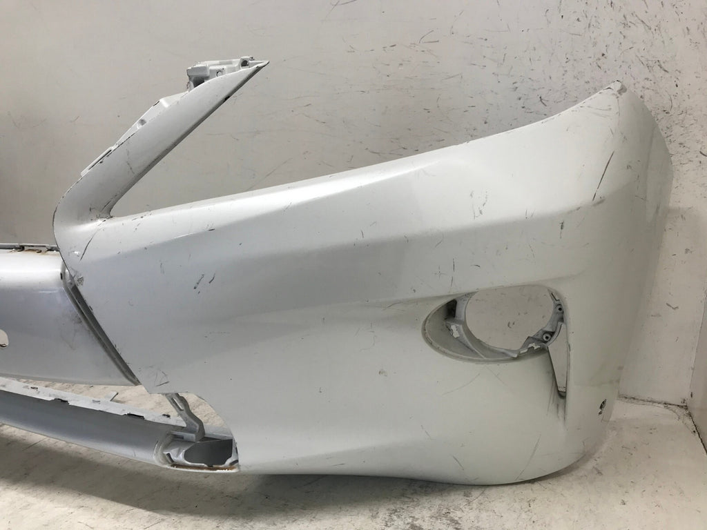 Rear Bumper Cover White Lexus RX350 RX450H Base 11-15 w/Sensor Holes CAPA