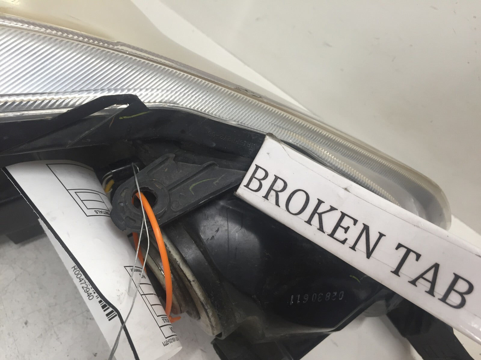 Headlight Damaged Left Driver LH Subaru Legacy 2013 2014 84001AJ01A OEM