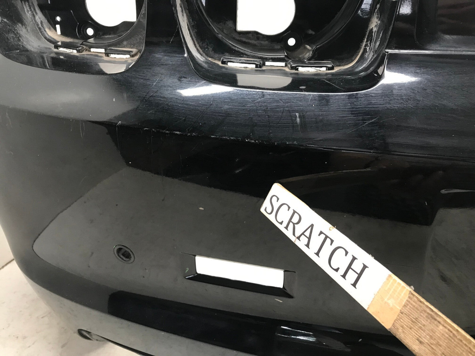 Rear Bumper Cover Black 2010-2013 Chevy Camaro w/Sensor Holes 92238776 OEM