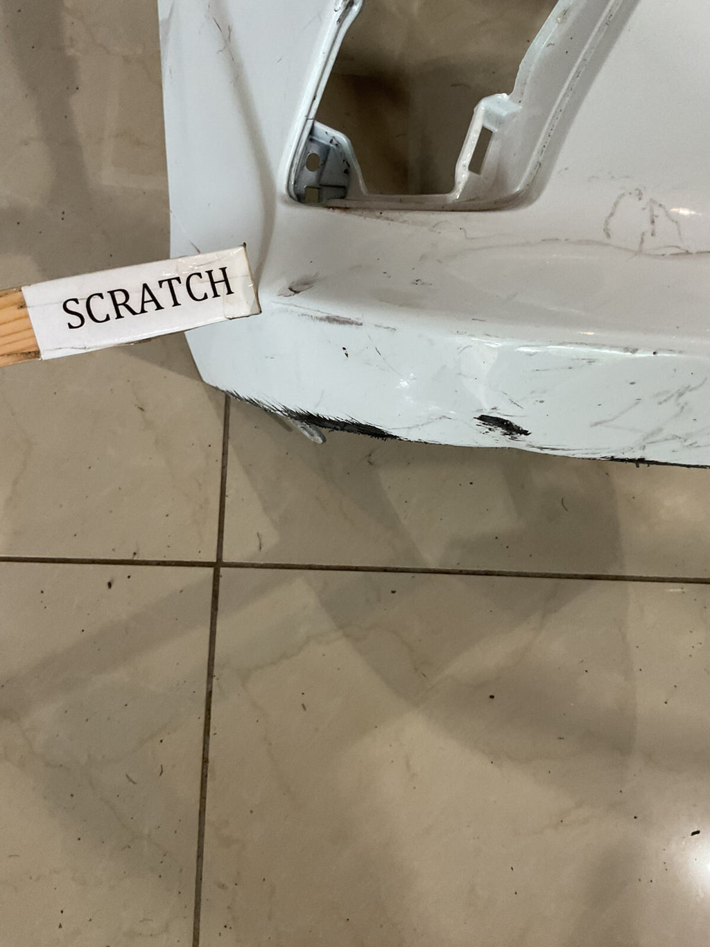 Front Bumper Cover White Lexus ES350 Base 2019 52119-06J00 OEM