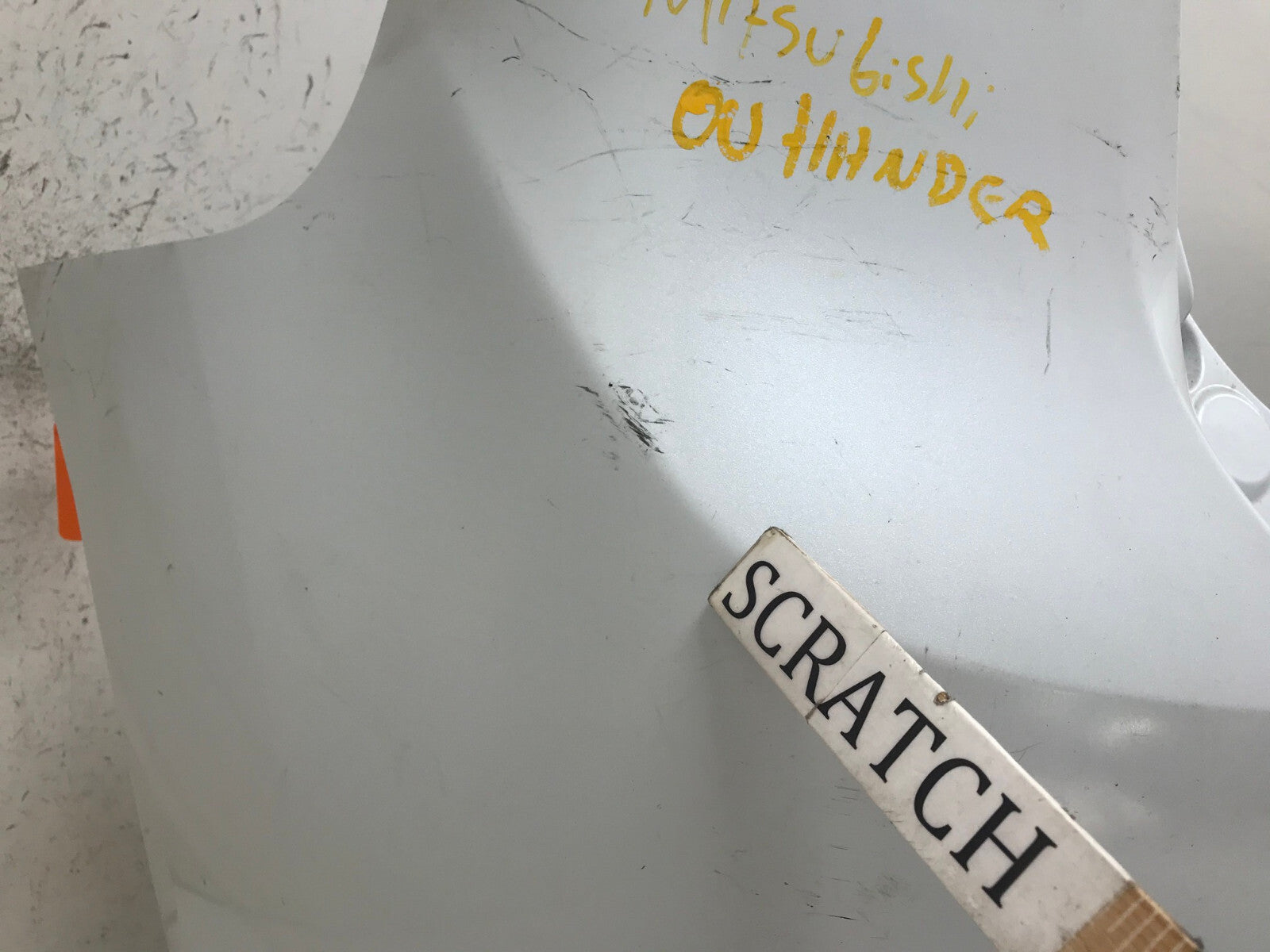 Rear Bumper Cover White Mitsubishi Outlander Sport ES SE 13-2015 6410B860ZZ OEM
