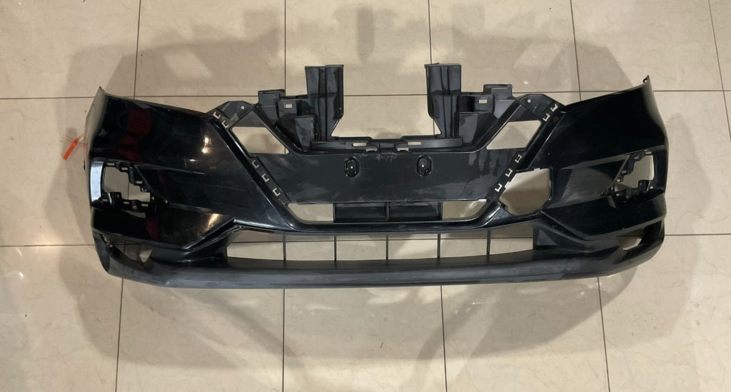 Front Bumper Cover Black 2020-2021 Nissan Rogue 62022+6mr0h OEM