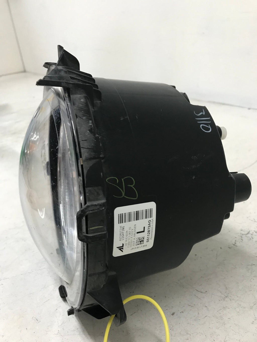 Headlight Damaged Halogen LH Driver Jeep Wrangler JL 2018-2021 55112873AG OEM