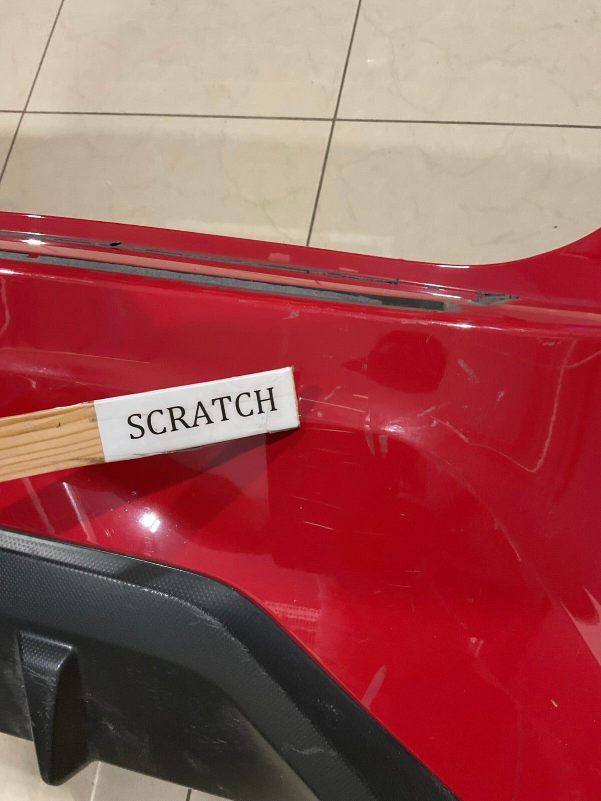 Rear Bumper Cover Red 2023-2024 Subaru Crosstrek 57704FN600 OEM