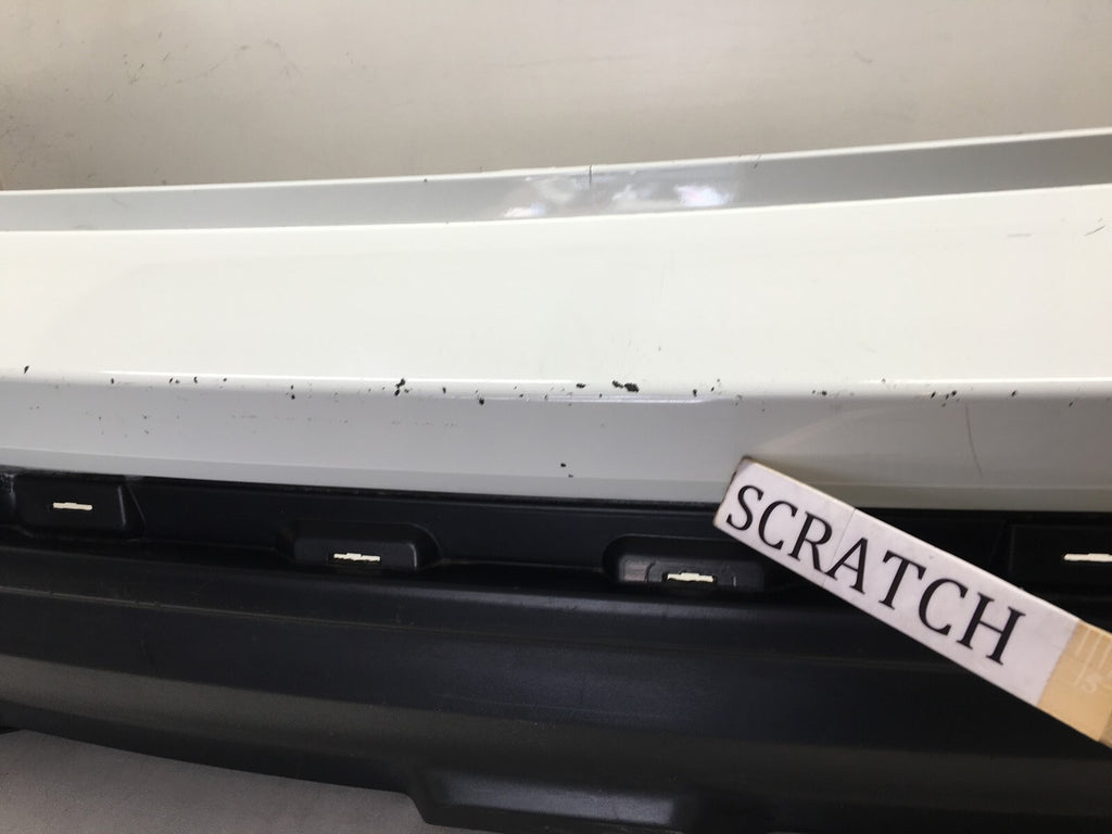 Rear Bumper Cover Nissan Pathfinder S Platinum w/o Tow PKG w/Sens Hole 17 18 OEM