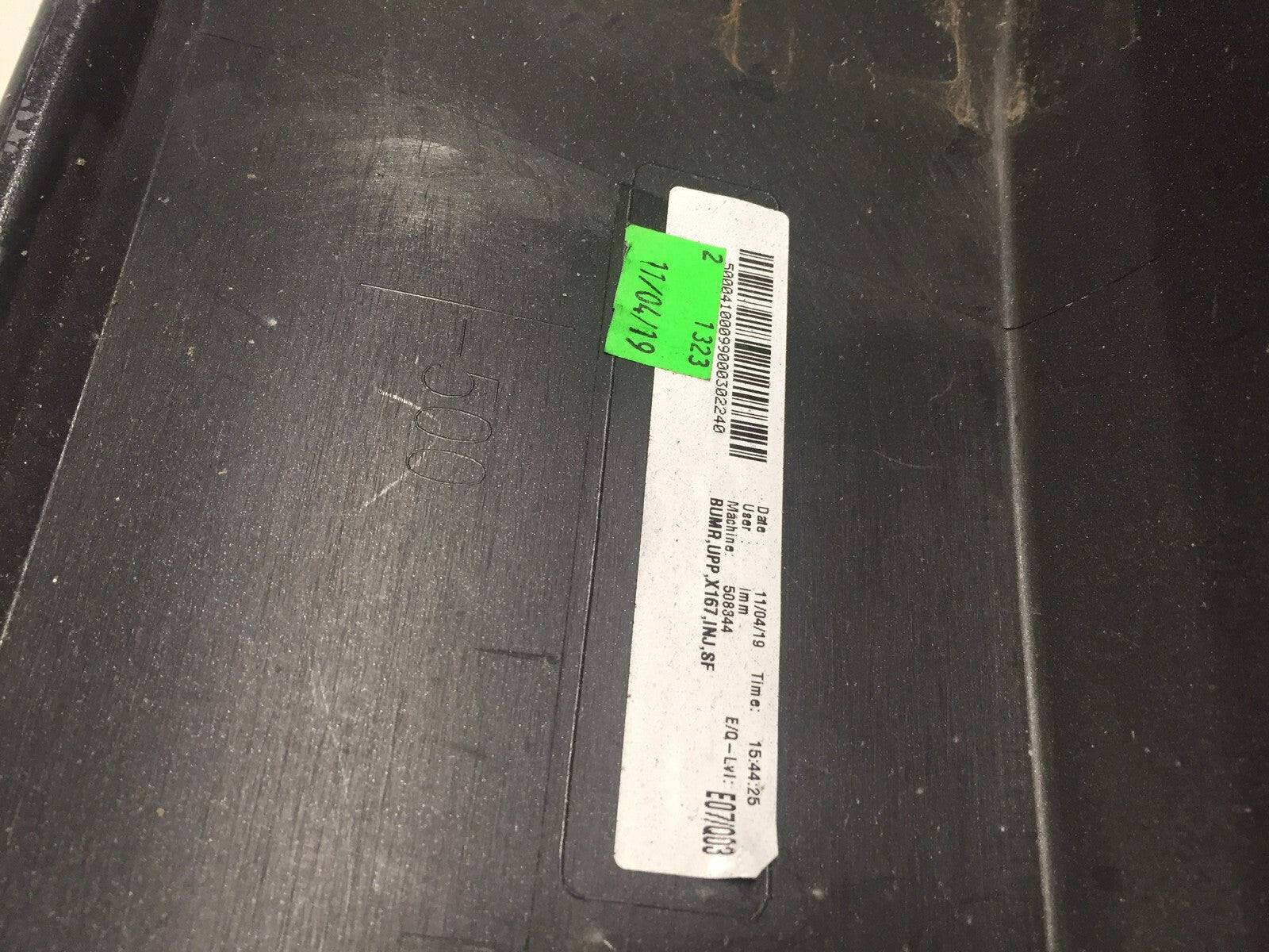 Rear Upper Bumper Cover Mercedes Benz X167 w/Sensor Holes 2019 A1678855001 OEM