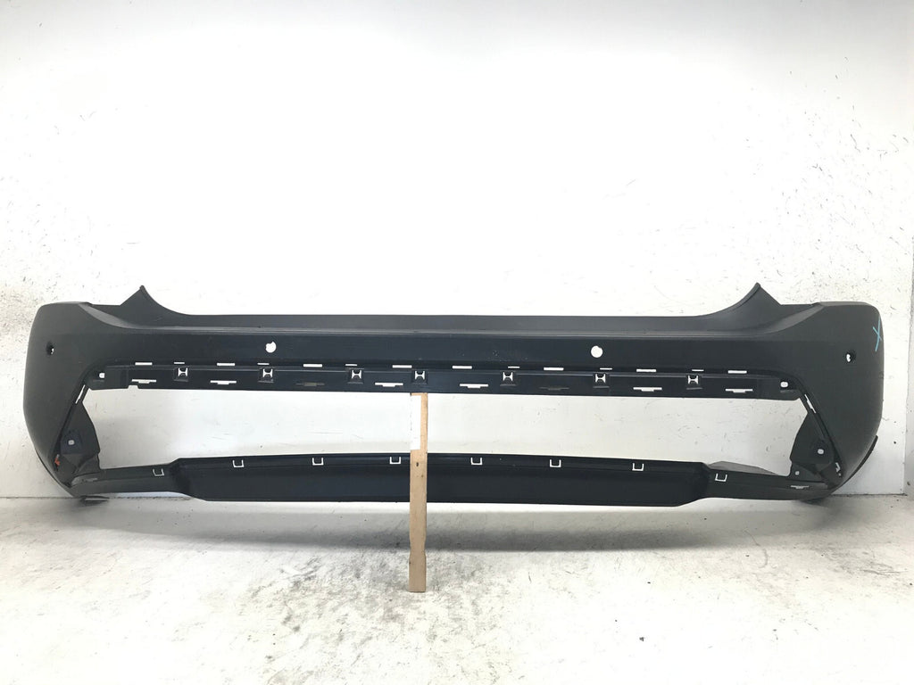 Rear Bumper Cover Black 2021-2022 Nissan Rogue Sport S/SV/SL w/Sensor Holes OEM