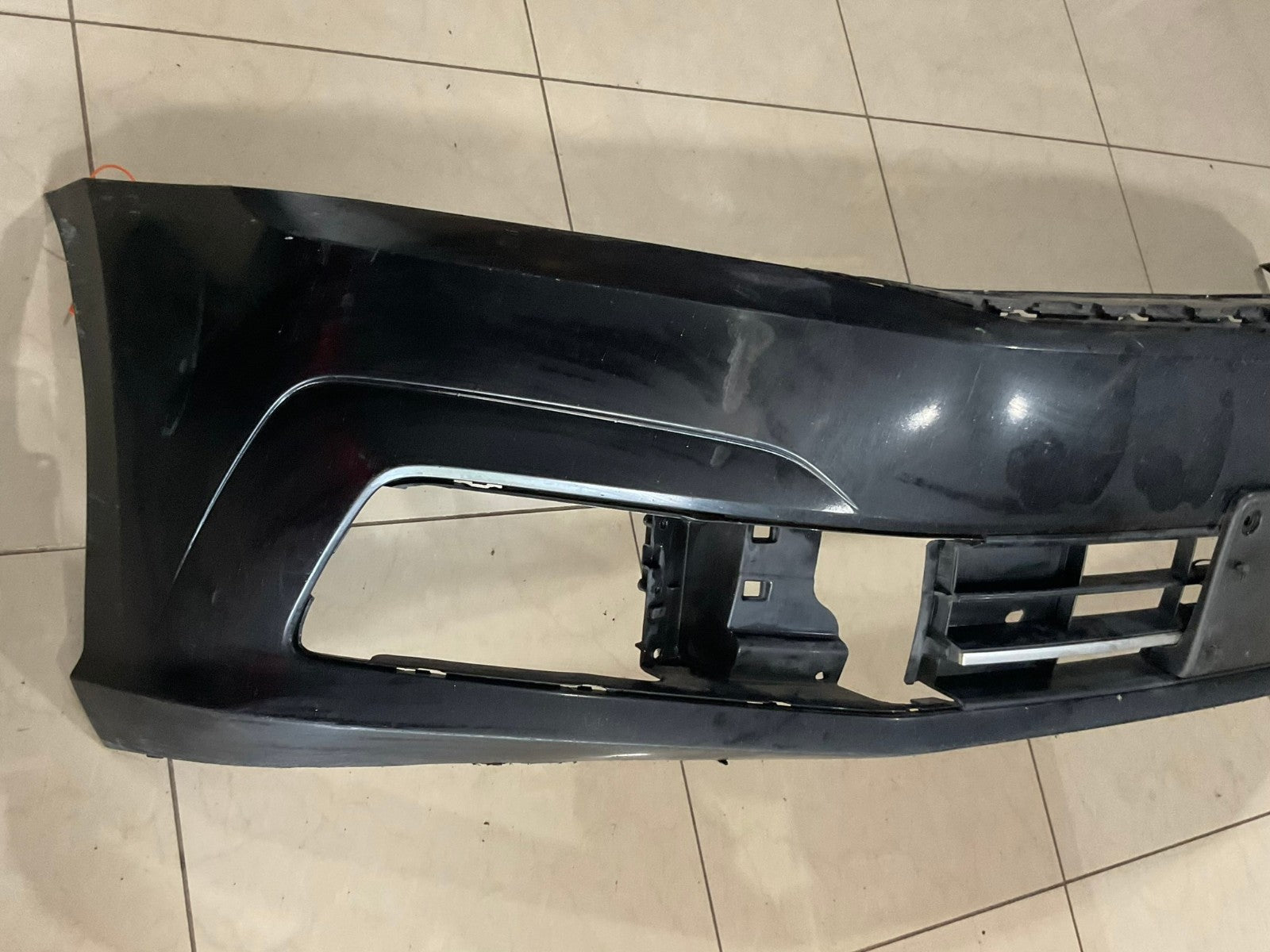 Front Bumper Cover Black 2012-2015 Volkswagen Passat CAPA