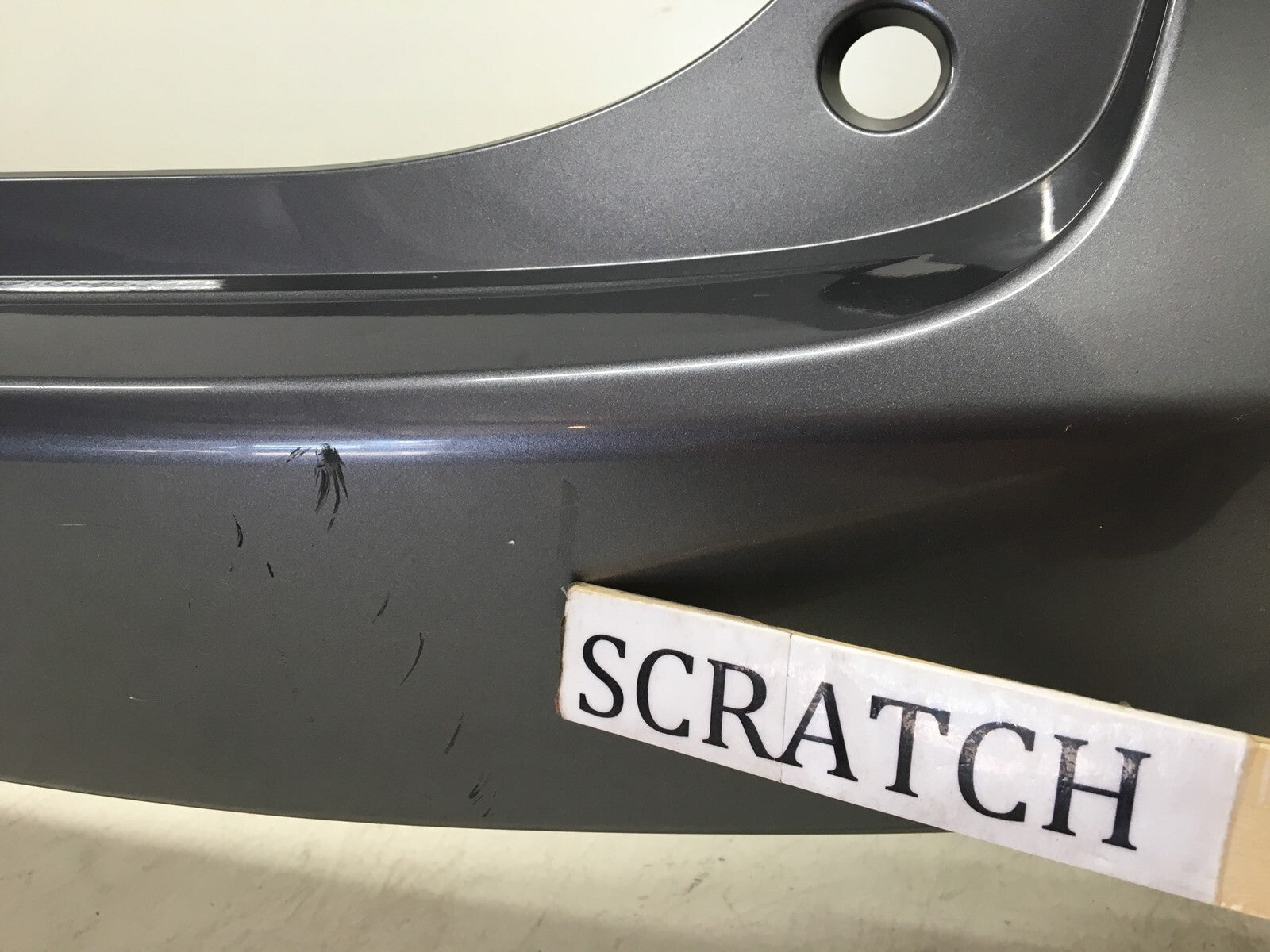 Rear Bumper Cover Lexus NX300h NX200T Base F Sport w/Sensor Holes  1H9 15-17 OEM