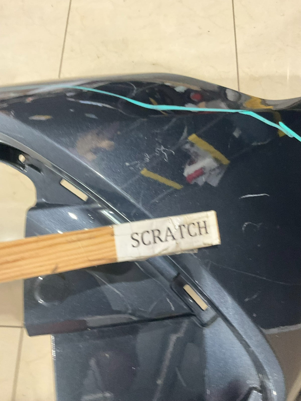 Front Bumper Cover Grey/Blue 2017-18 Toyota Corolla L/LE/Eco/XLE 52119+l2040 OEM