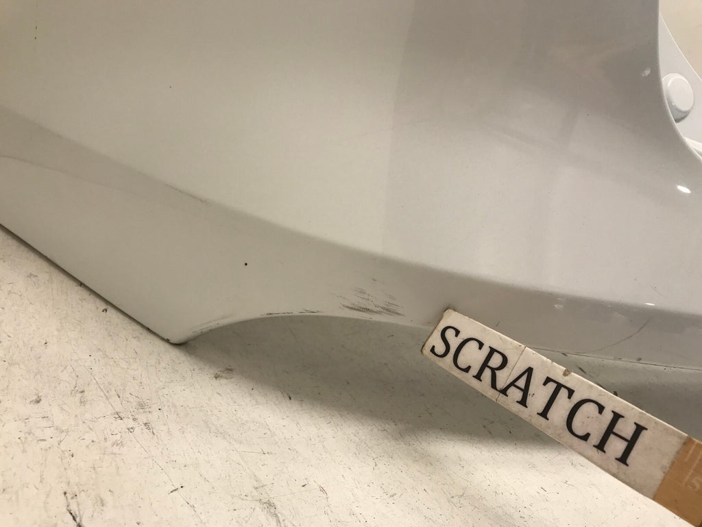 Rear Upper Bumper Cover White Hyundai Santa Fe Sport 13-16 86611-4Z000 OEM
