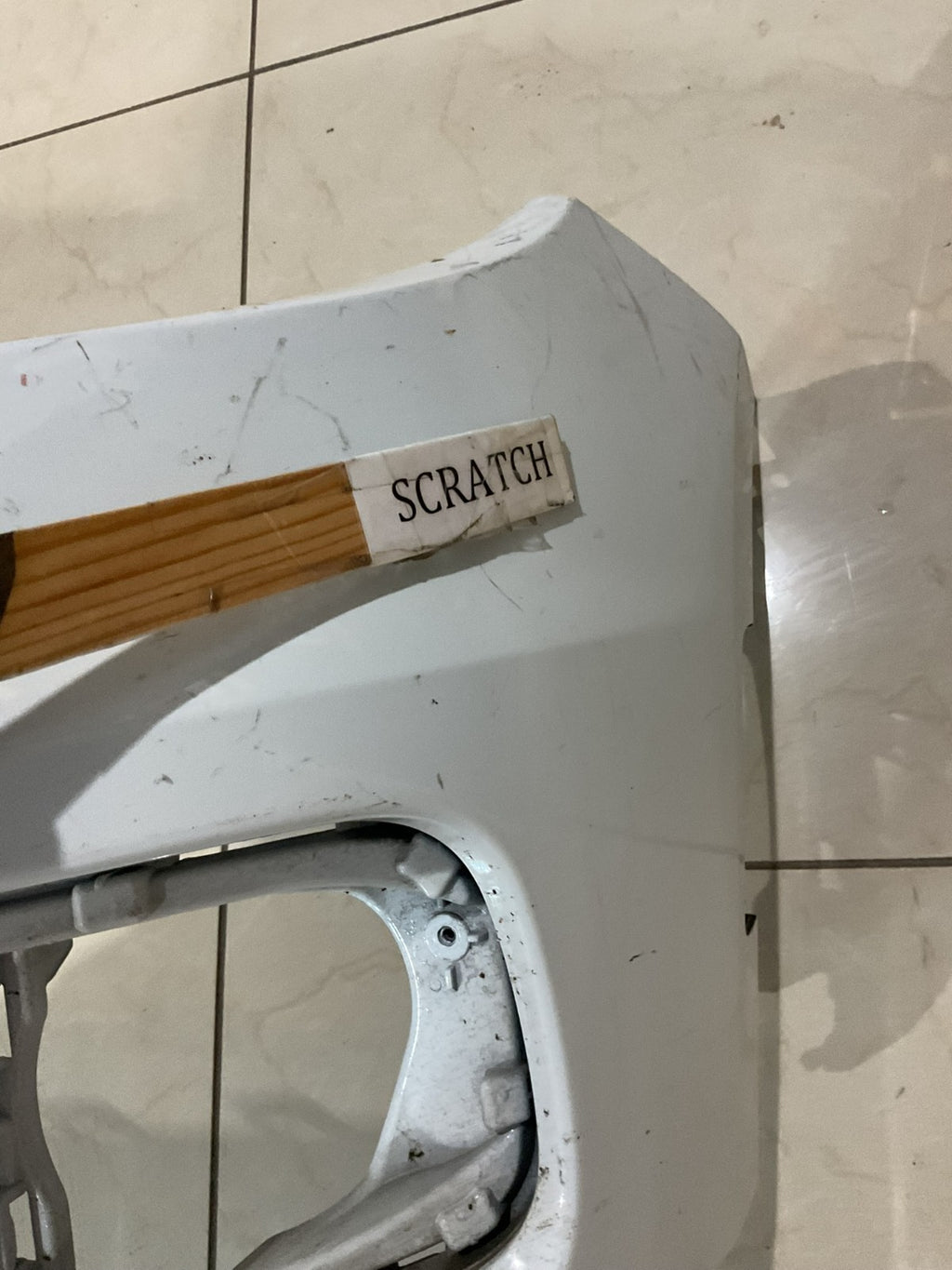 Front Bumper Cover White 2012 2013 2014 2015 Volkswagen Tiguan 5n0+807+221 OEM