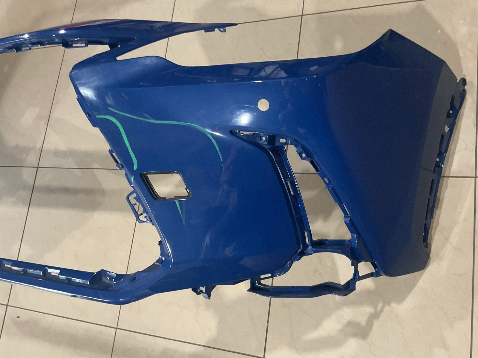 Front Bumper Cover Blue 22-23 Lexus NX350/NX450H+ 52119+f6010 OEM