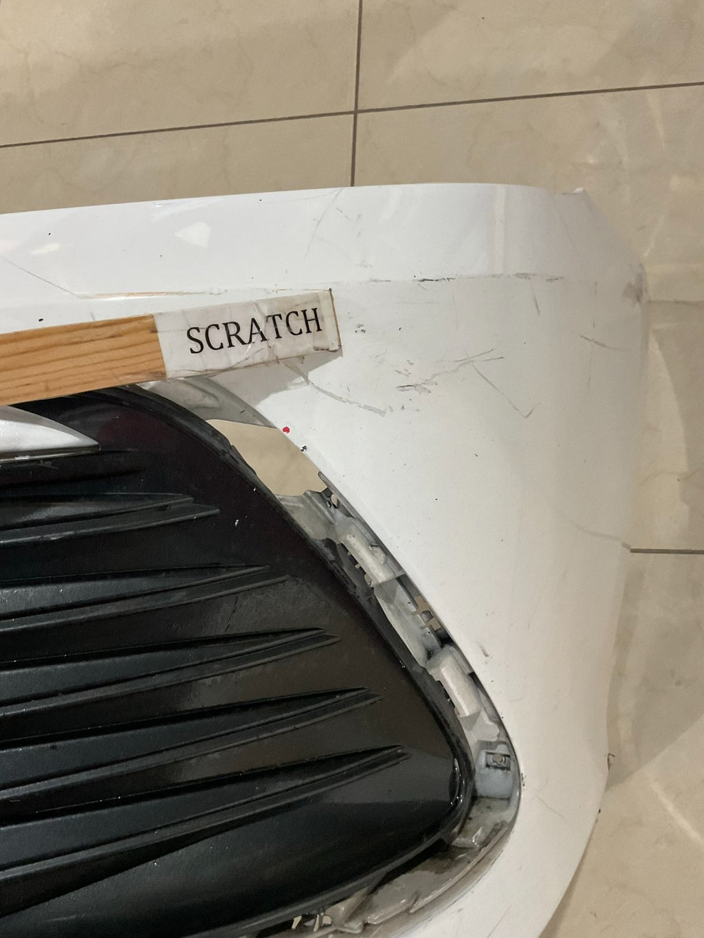 Front Bumper Cover White 2021-2022 Toyota Camry LE XLE 52119+06d00 OEM