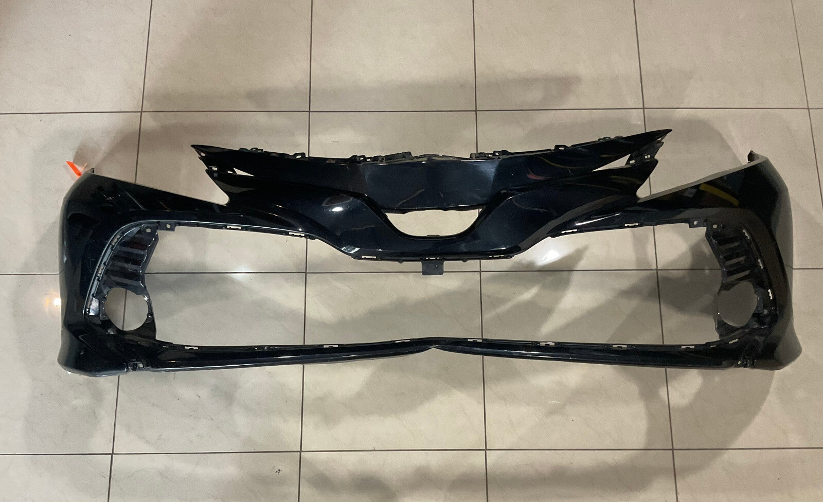 Front Bumper Cover Black Toyota Camry LE XLE Hybrid 2018 2019 52119+33A50 OEM