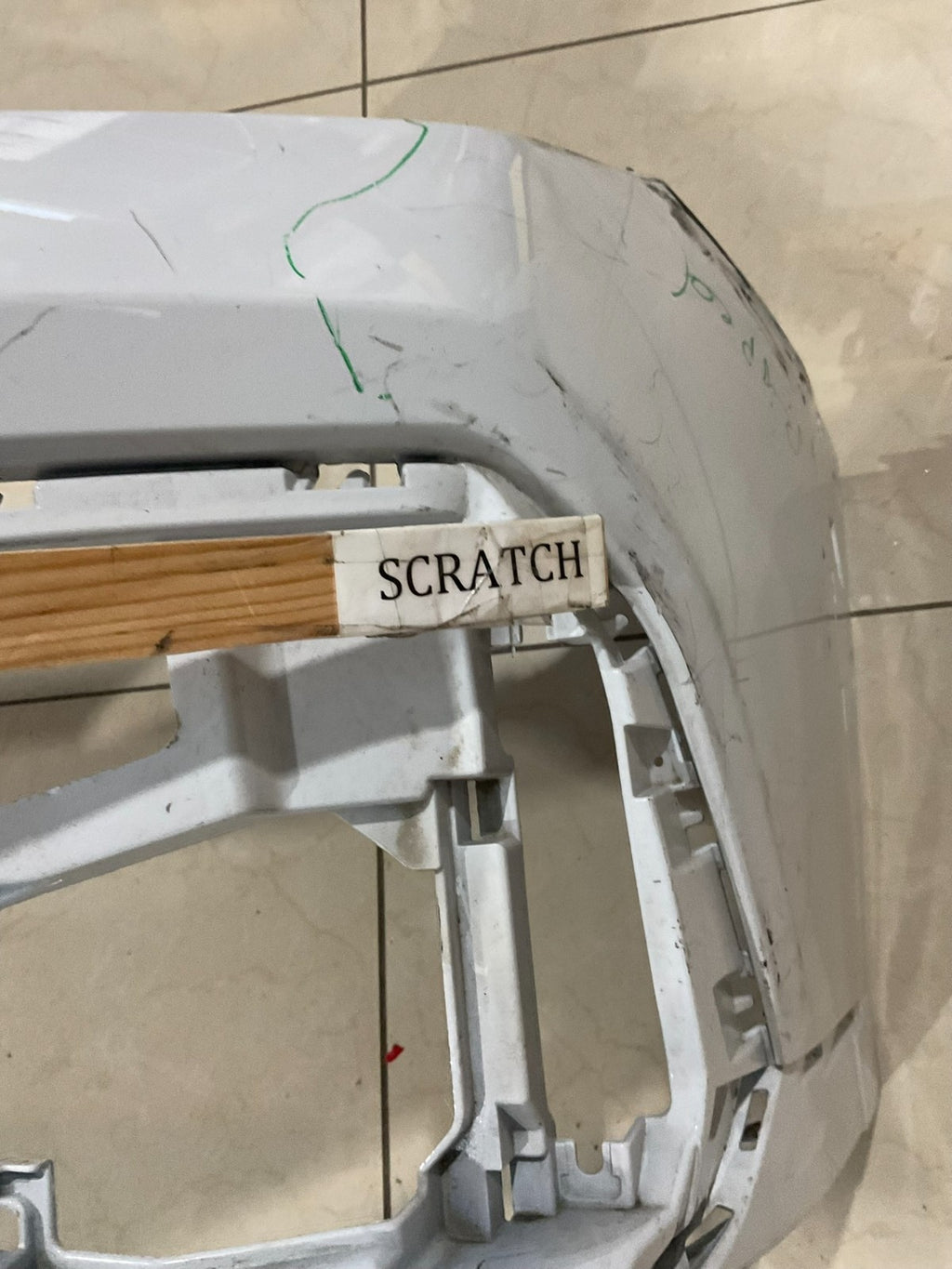 Front Bumper Cover White Subaru WRX 2022-2024 57704vc200 OEM