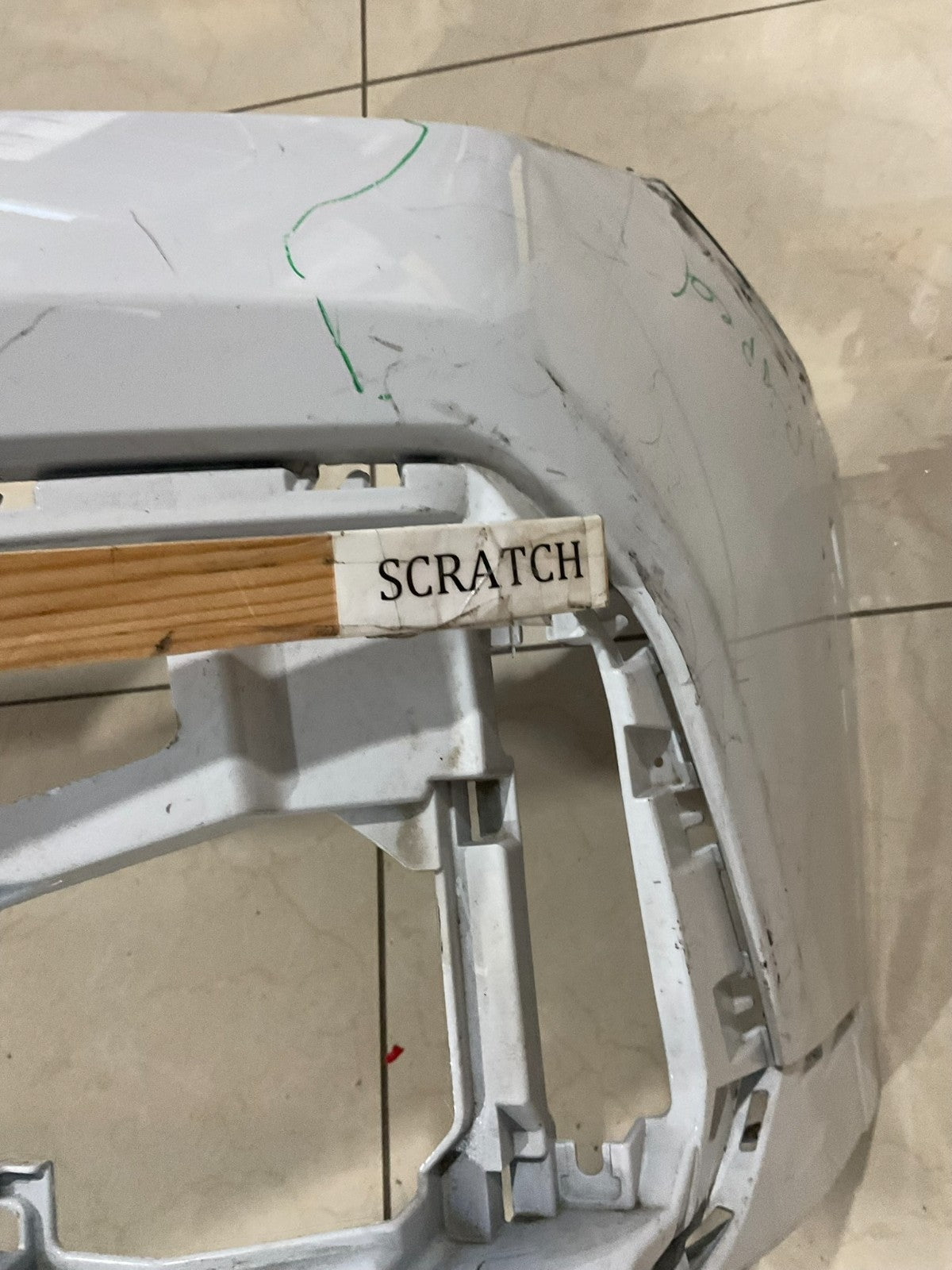 Front Bumper Cover White Subaru WRX 2022-2024 57704vc200 OEM