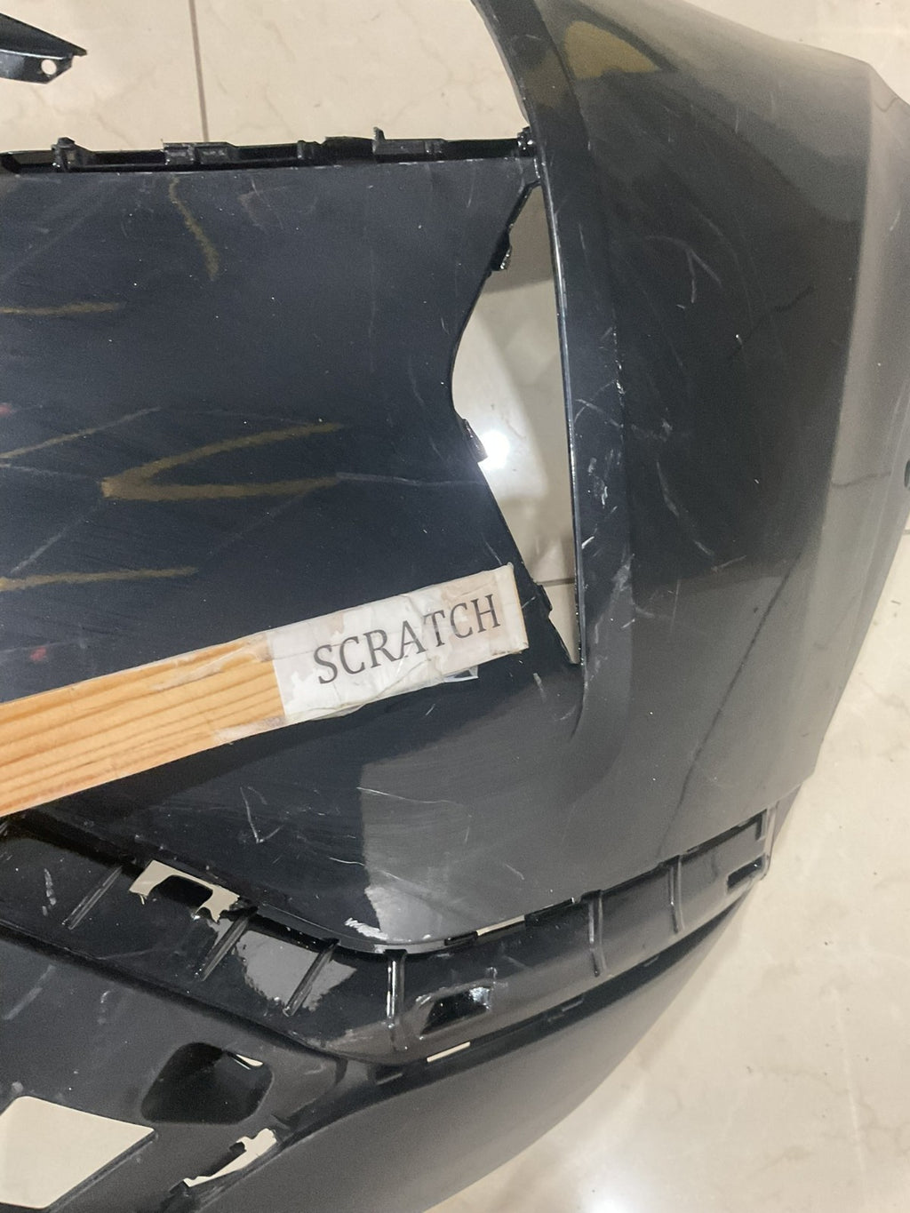 Front Bumper Cover Black 2021 2022 2023 Hyundai Santa Fe CAPA