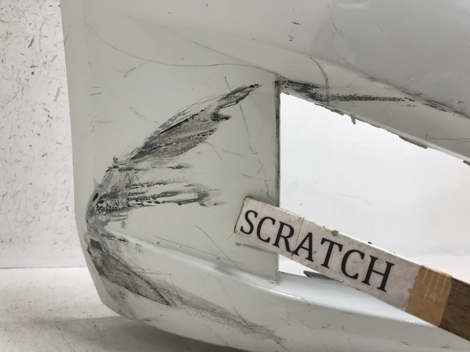 Front Bumper Cover White Mercedes-Benz GLK350 2010 2011 2012 2048804340 OEM