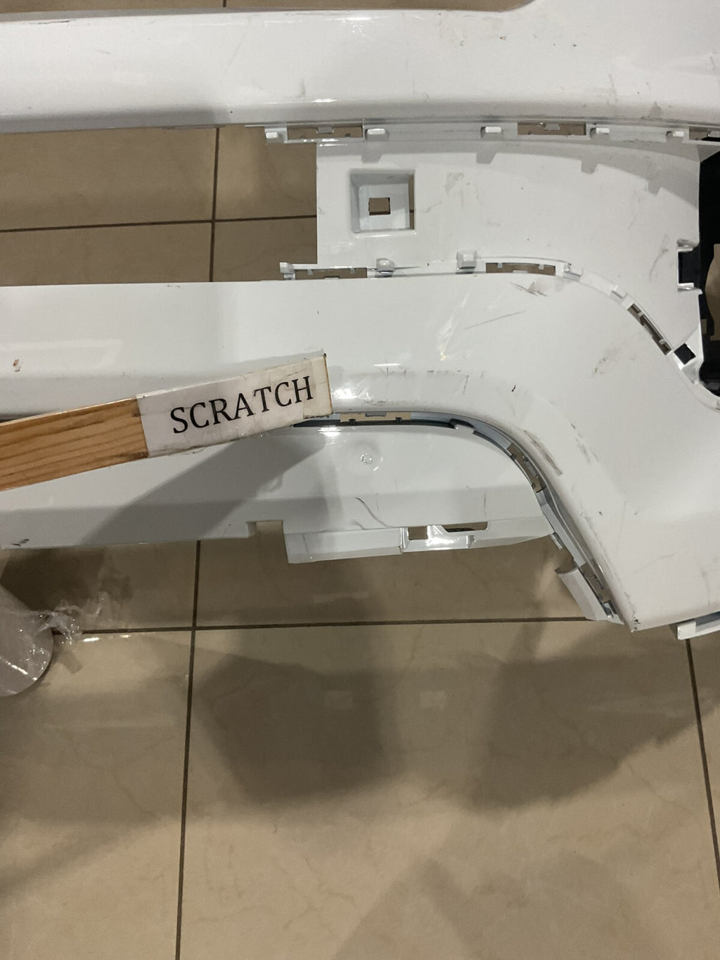 Front Bumper Cover White 2022-2023 Jeep Compass 6WQ70TRMA OEM