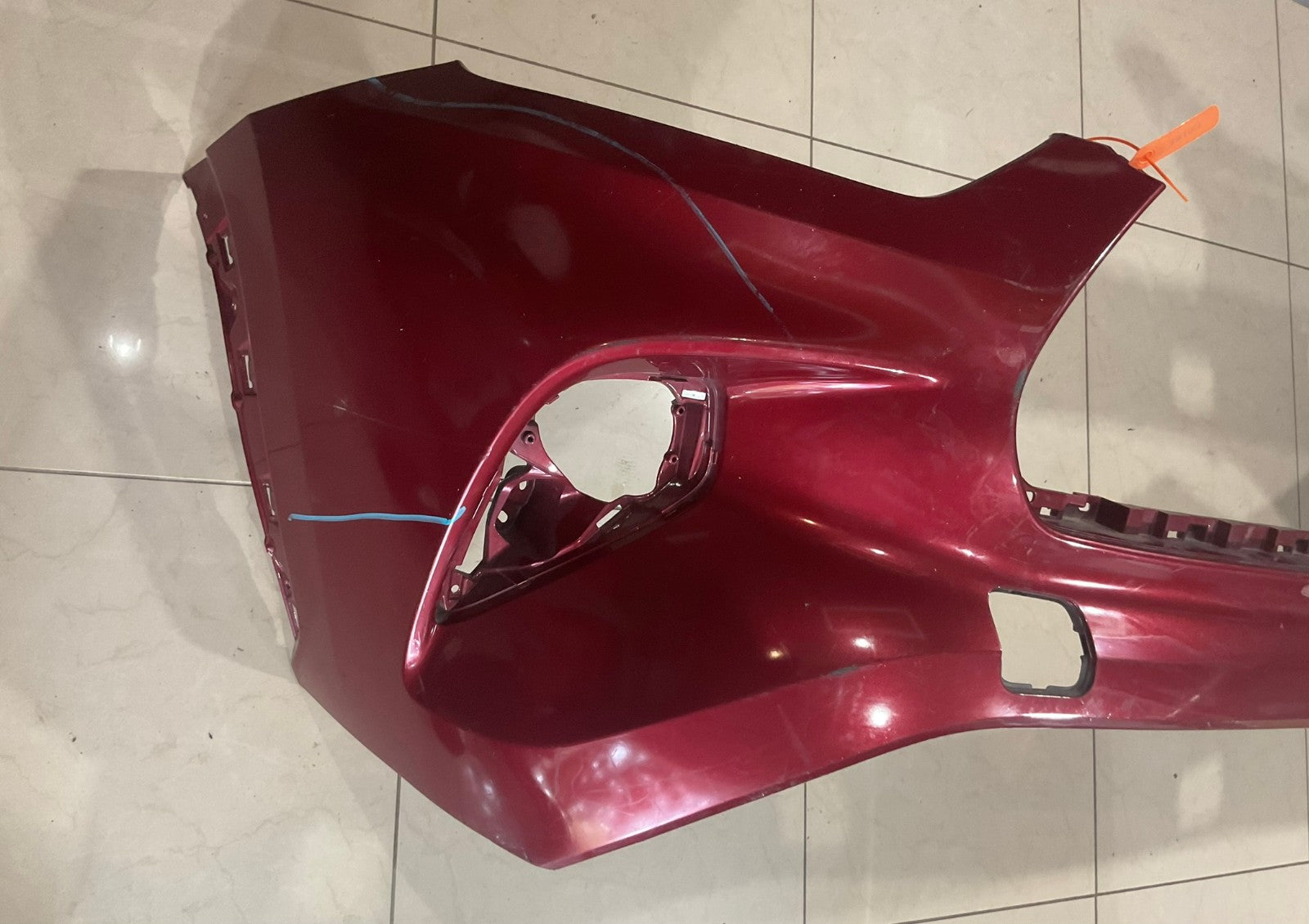 Front Bumper Cover Red 2020 2021 Toyota Highlander 52119+0E420 OEM