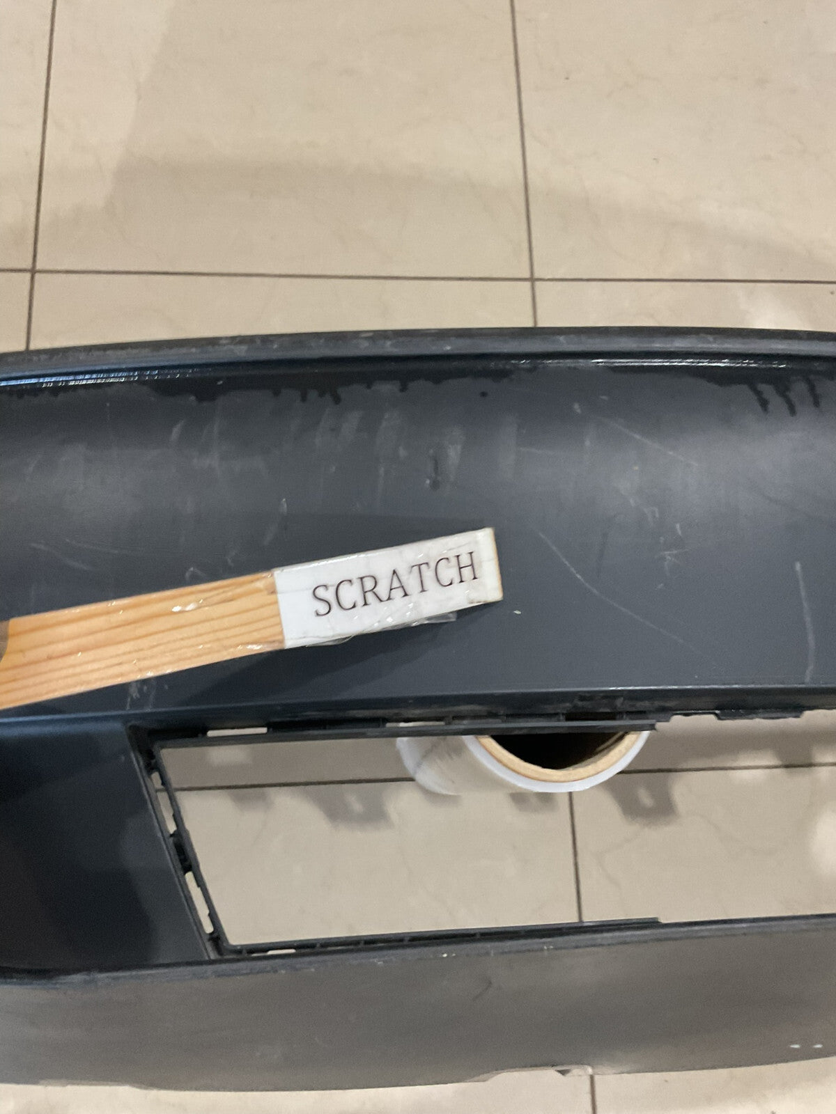 Rear Lower Bumper Cover Black Tesla Model Y 1494006-00-C OEM