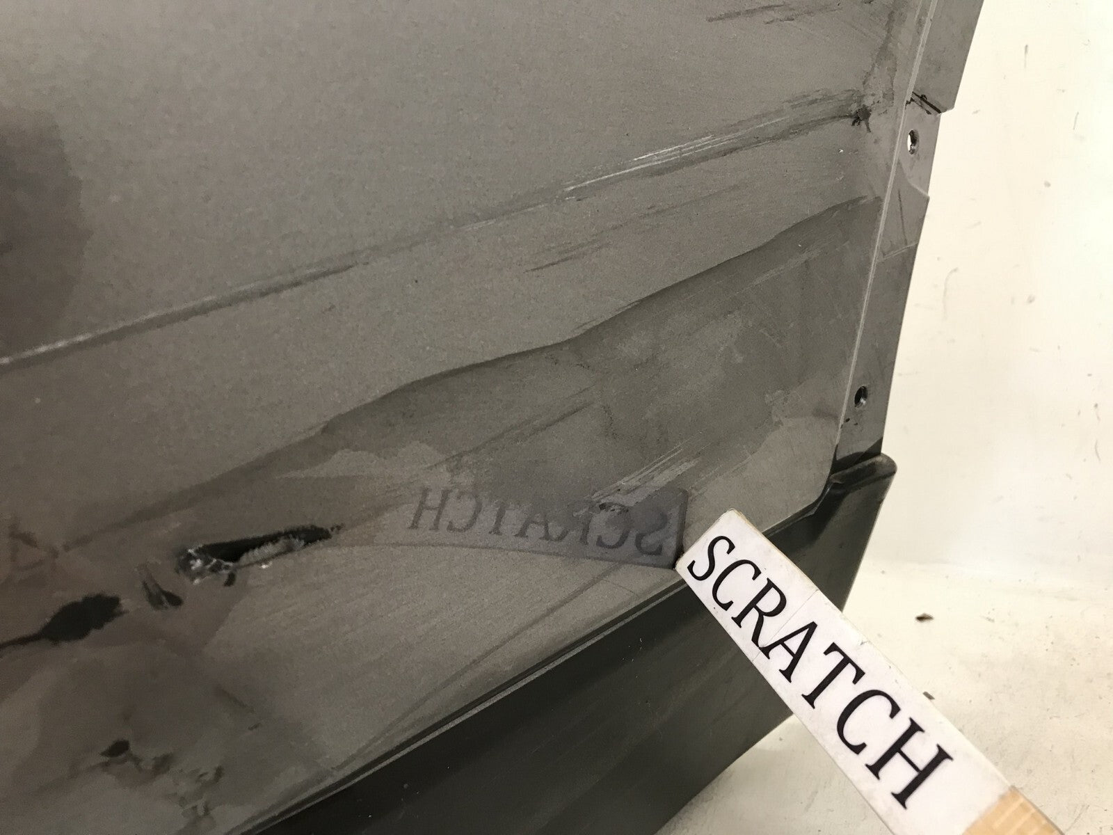 Rear Bumper Cover Nissan Rogue S/SL/SV/SV Hyb/SL Hyb w/Sensor Holes 17 2018 OEM