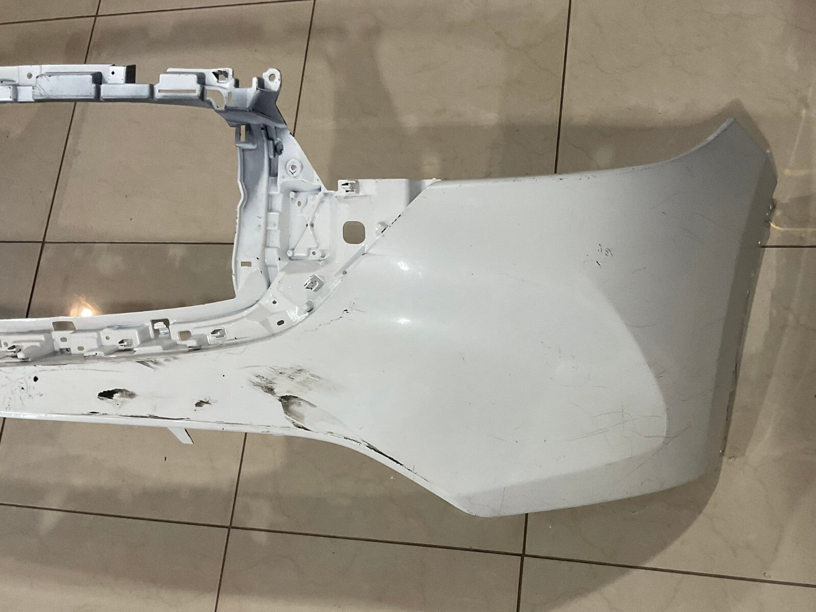 Front Bumper Cover White 2022-2023 Mazda CX-5 CX5 KSD4-50031 OEM
