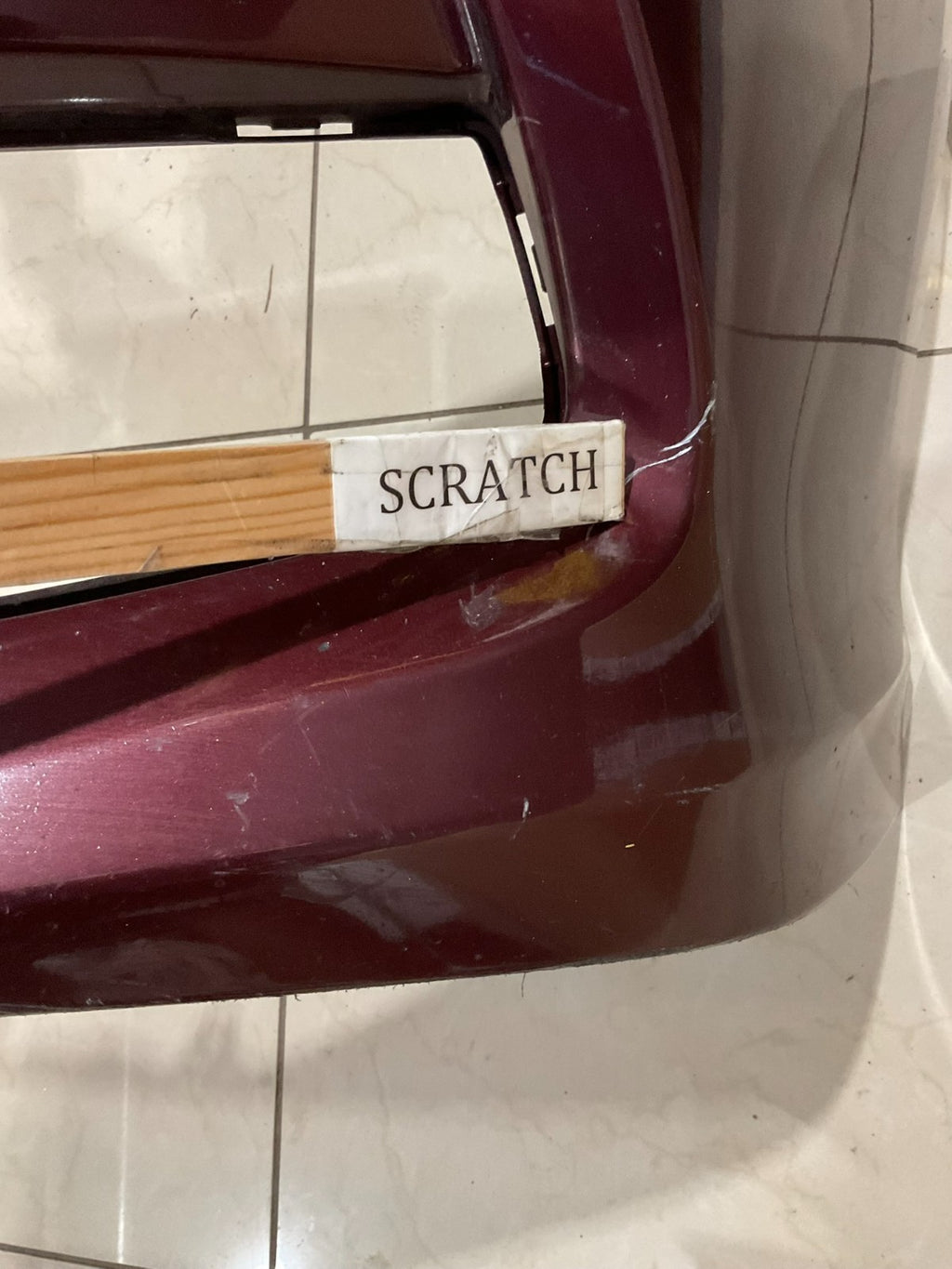 Front Bumper Cover Red Honda Accord Sedan 2016-2017 71101+tf2+a000 OEM