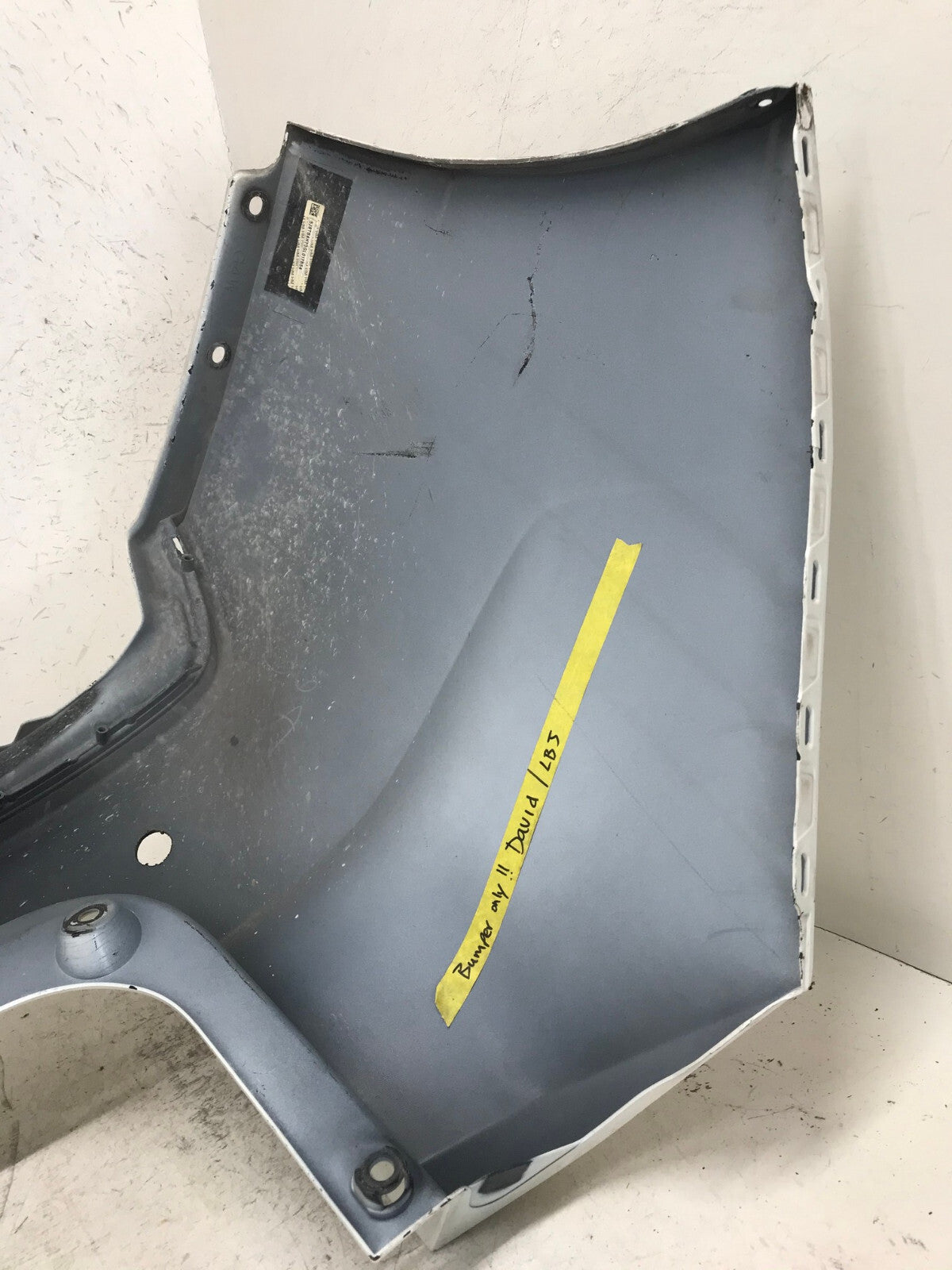 Rear Bumper Cover White Acura RDX Base Tech 16-2018 w/Sens H 71501-TX4-ZY00 OEM