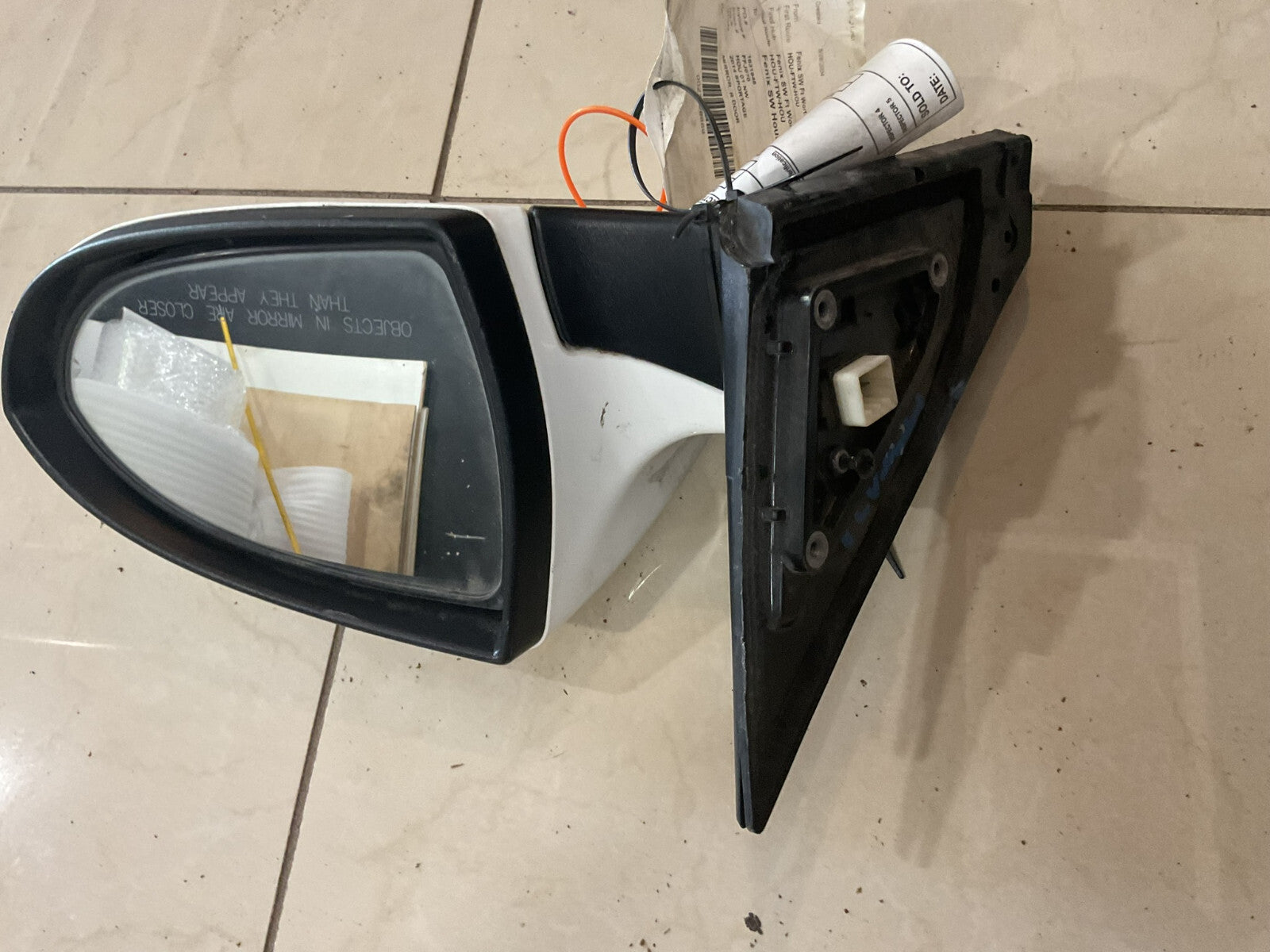 Mirror Left Driver LH White 2011-2016 Kia Sportage CAPA