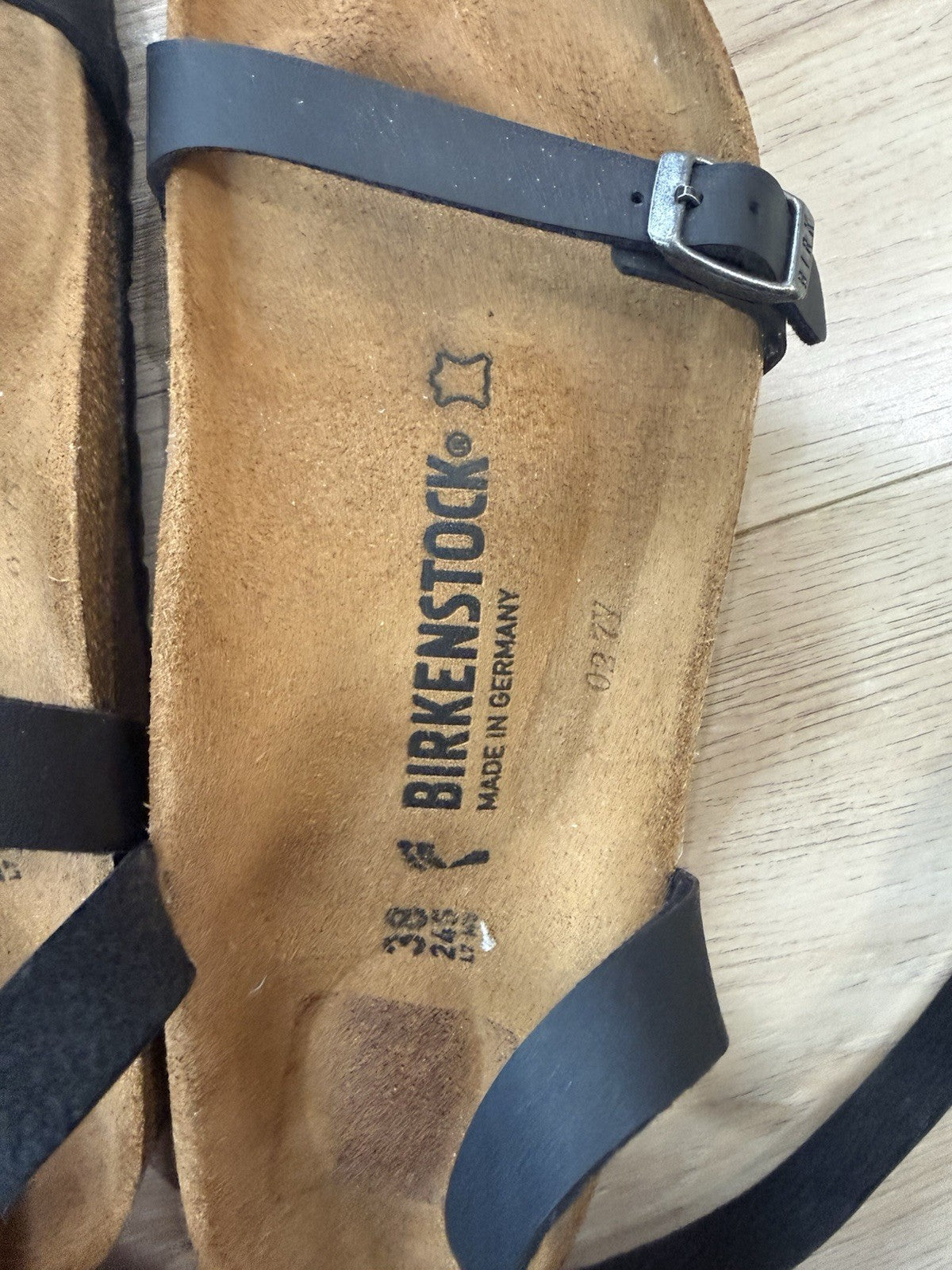 Birkenstock Arizona Soft Footbed Oiled Leather Sandals - Brown And Black