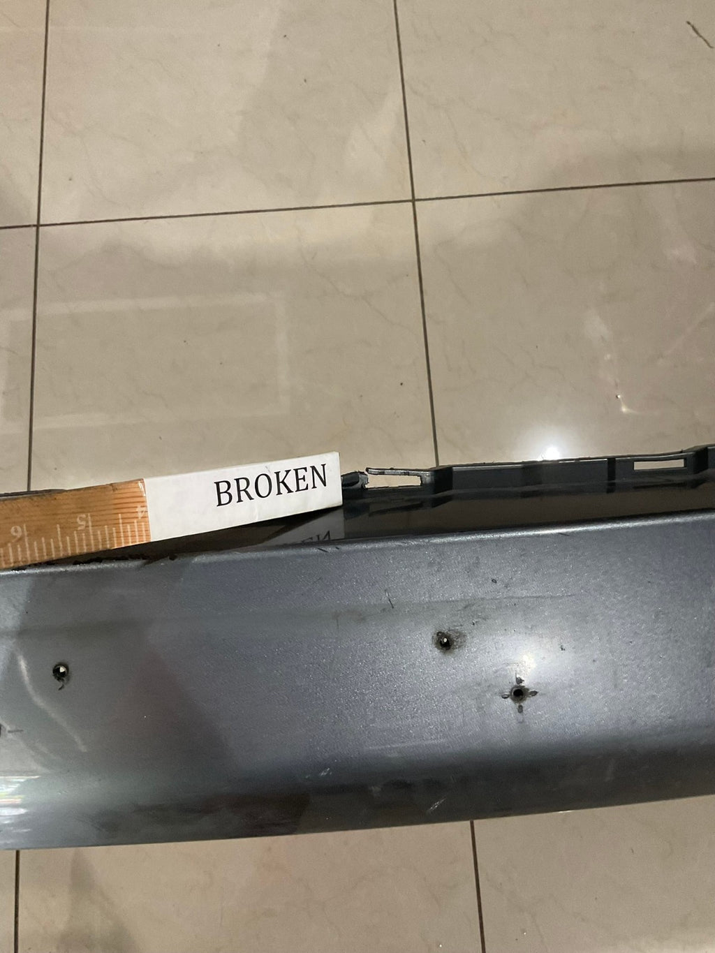 Front Bumper Cover Grey Nissan Pathfinder S SL SV 17 18 62022+9PF0H OEM